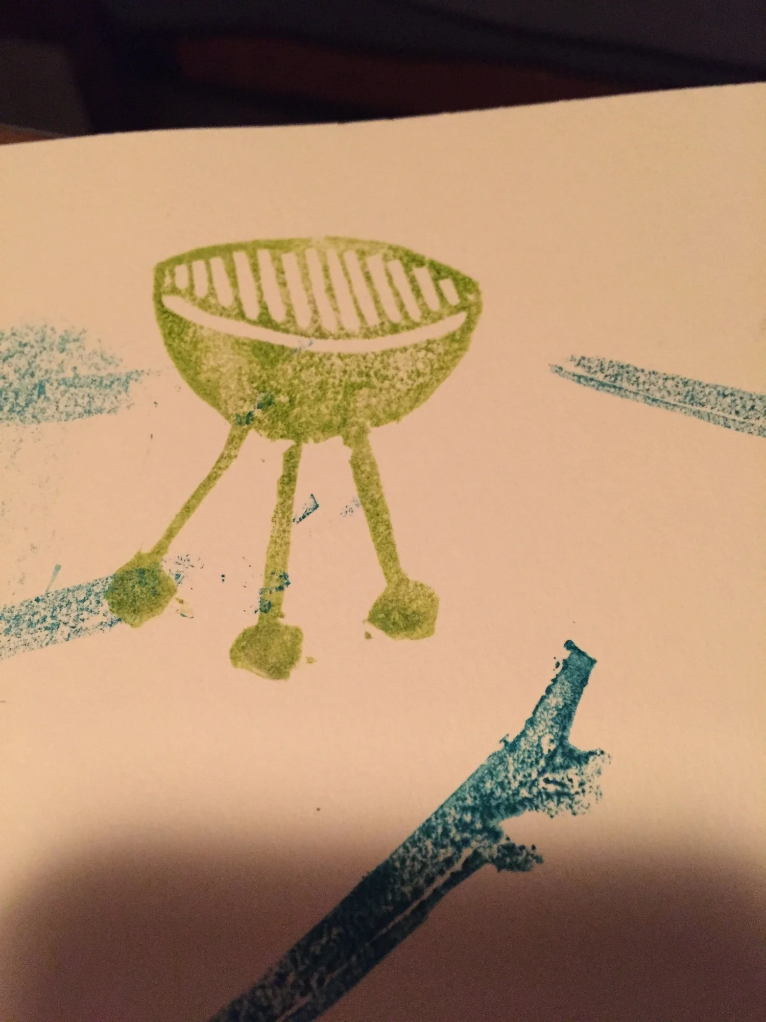 Grill — Relief Prints — Detail / alternate view