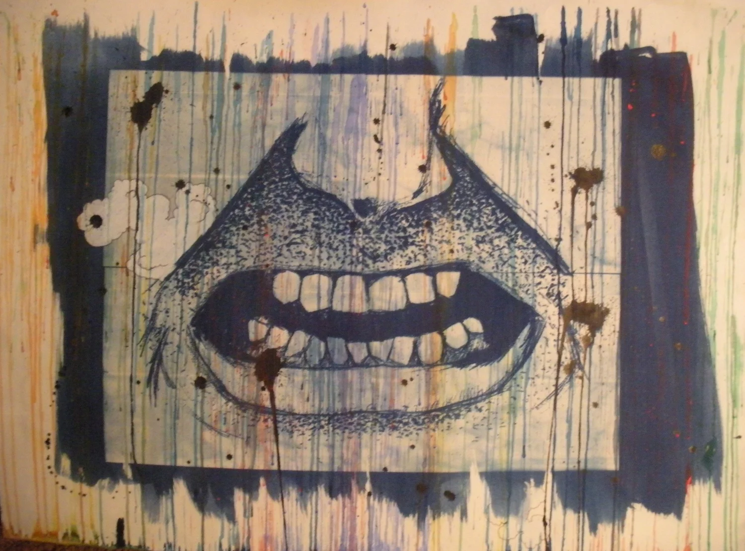 Mouth — Painted Panel — Finished work