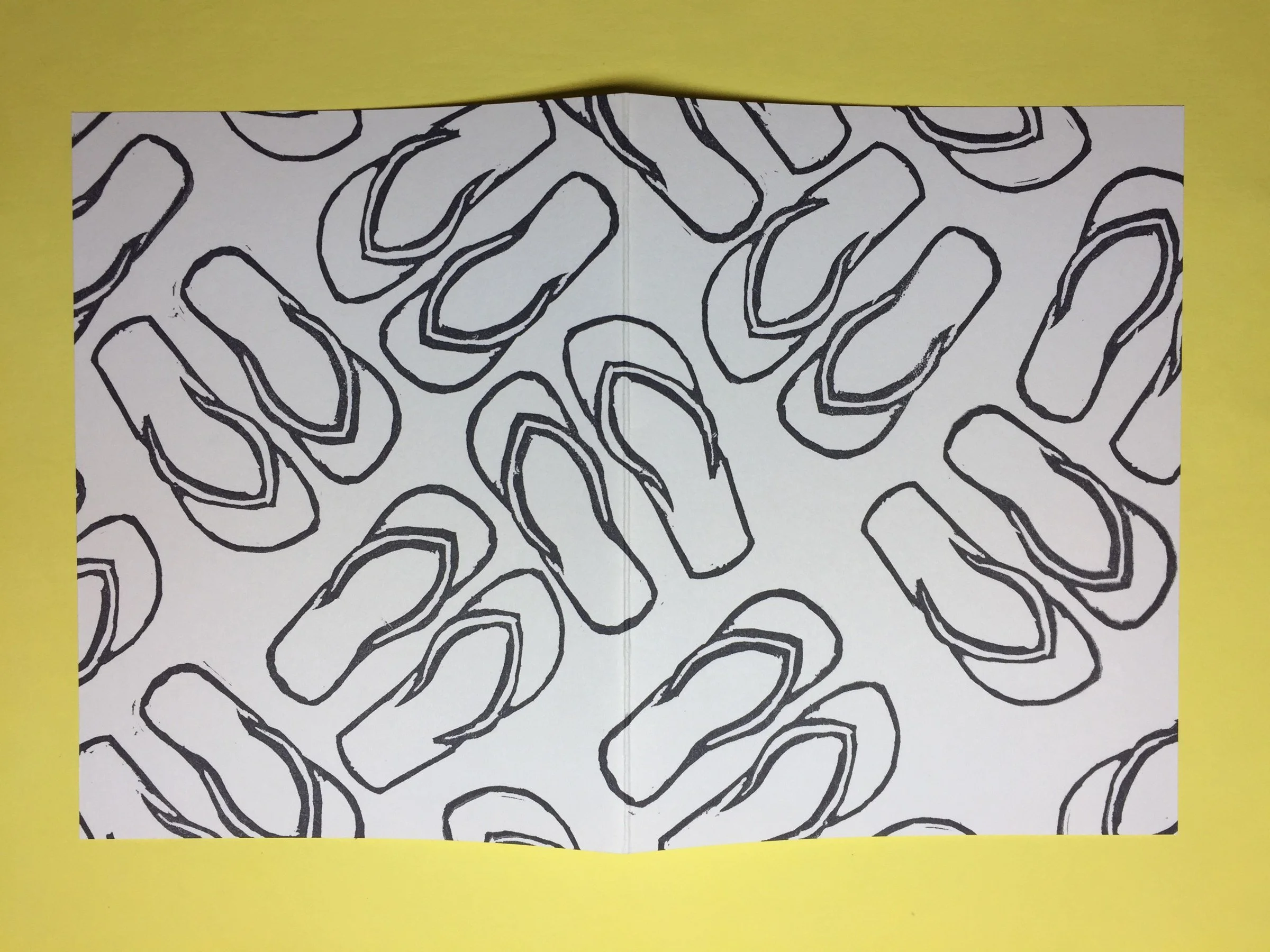 Flip Flops — Relief Prints · 2016