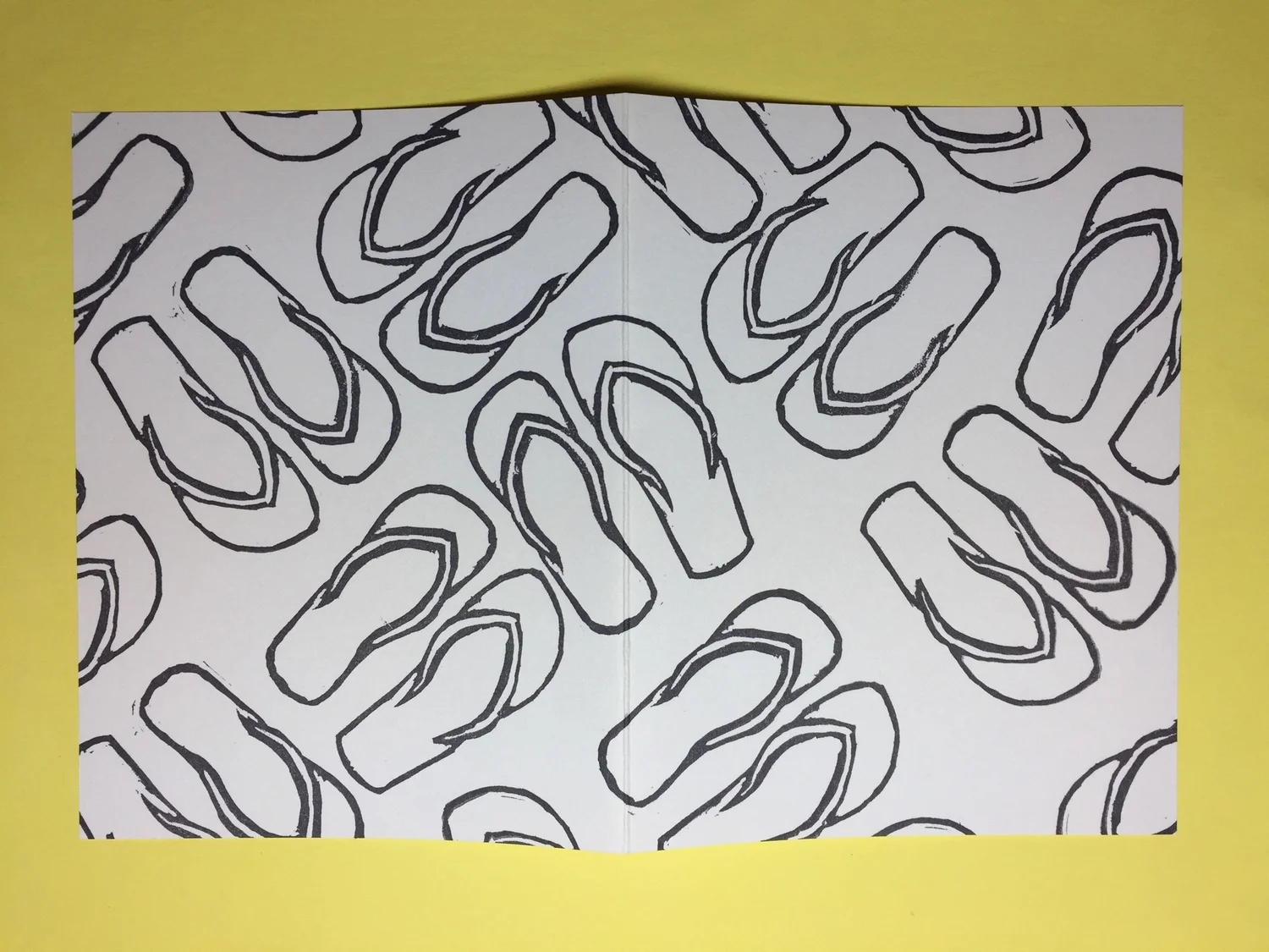 Flip Flops — Relief Prints — Finished work