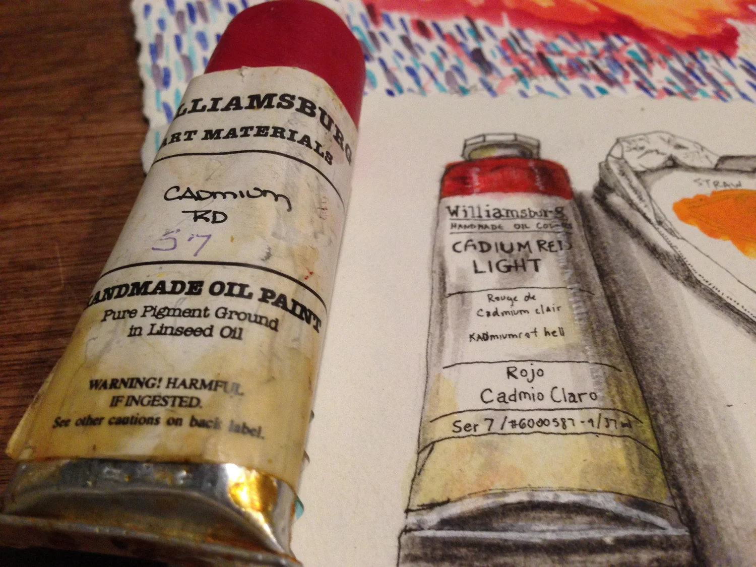 Paint Tube and Object Studies — Detail / alternate view
