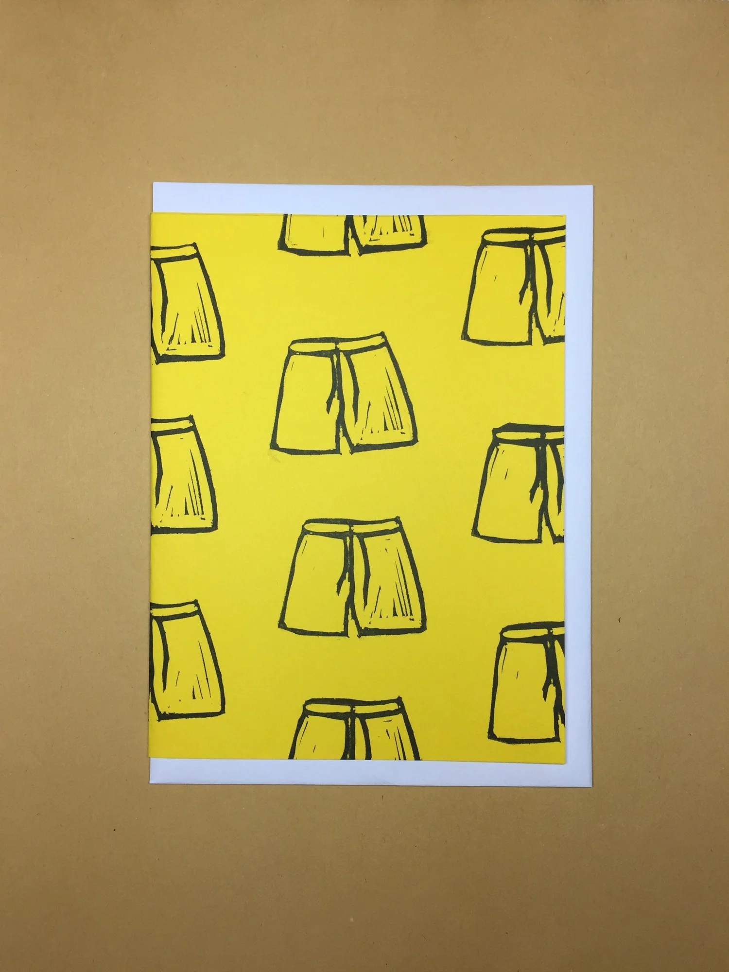 Swim Trunks — Relief Prints — Detail / alternate view