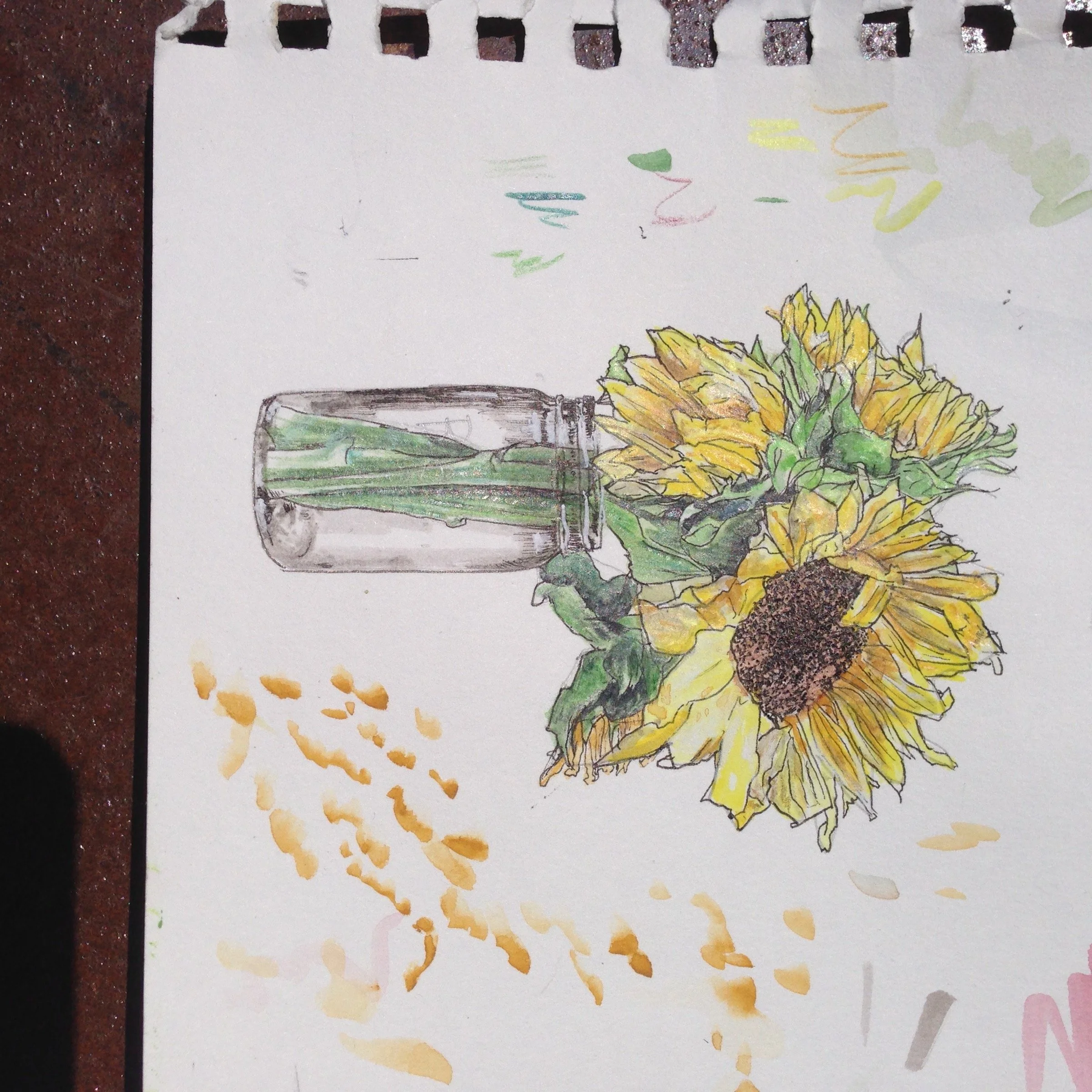 Sunflower in Mason Jar · 2014 · Related view 5