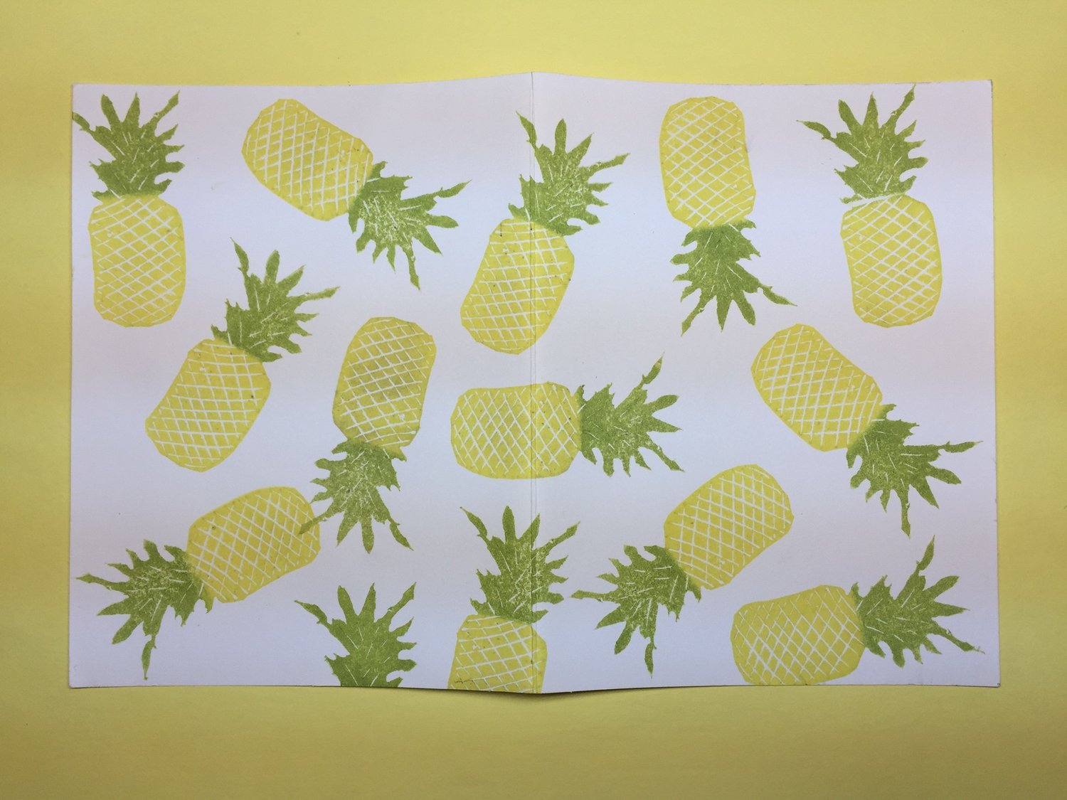 Pineapple — Relief Prints — Detail / alternate view