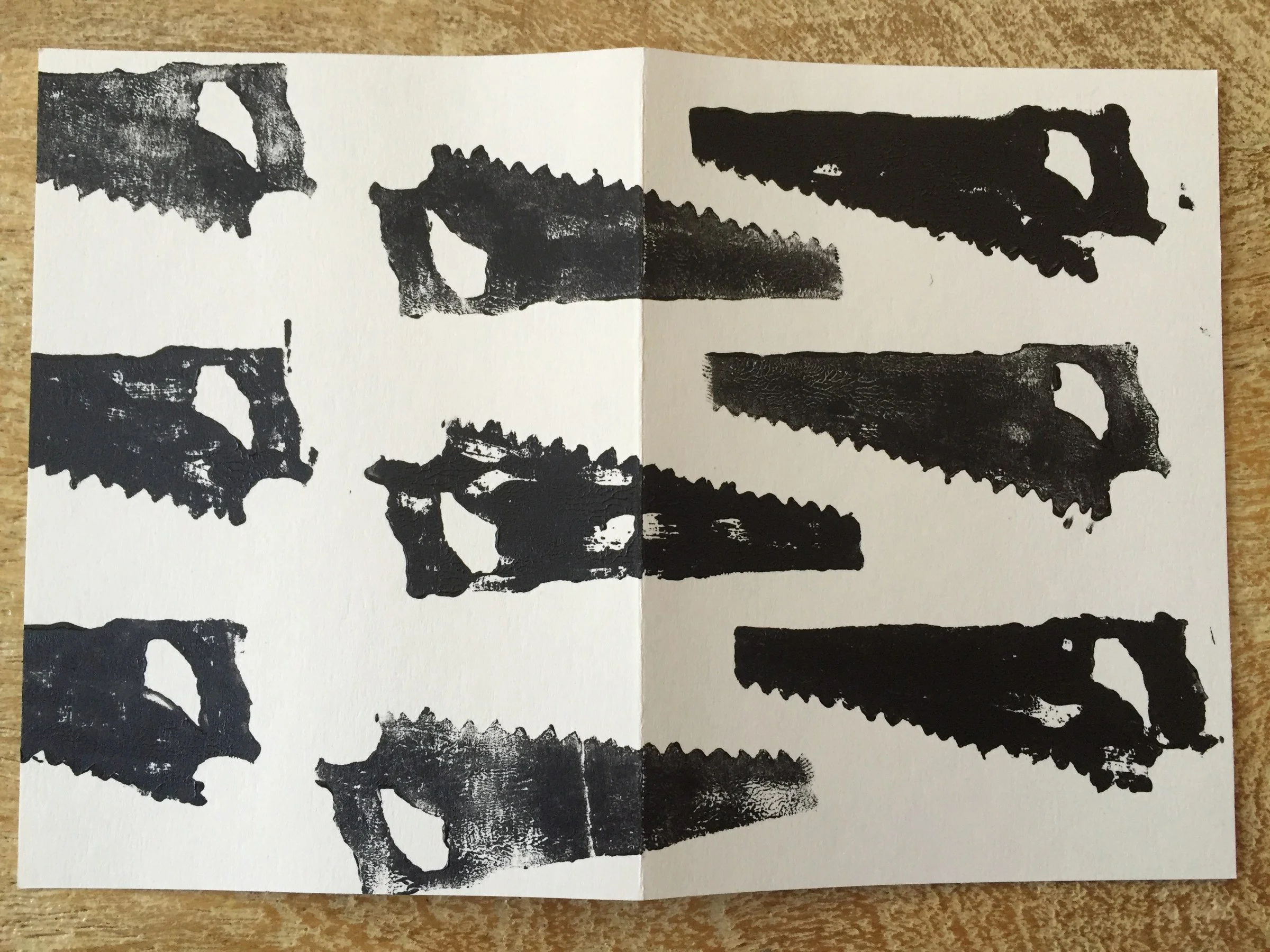 Saws — Relief Prints · 2016 · Related view 11