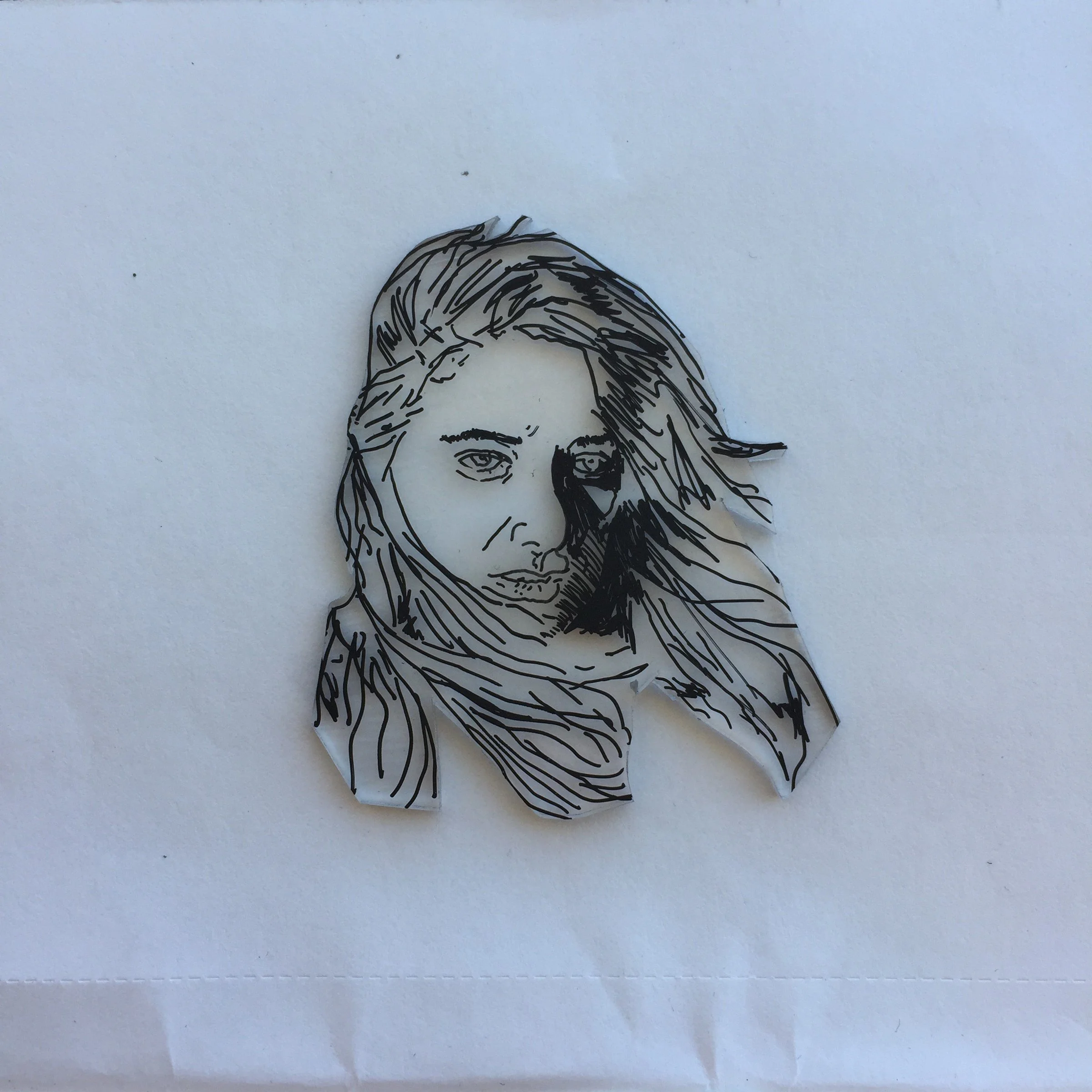 Artist Portrait Pins — detail · 2017