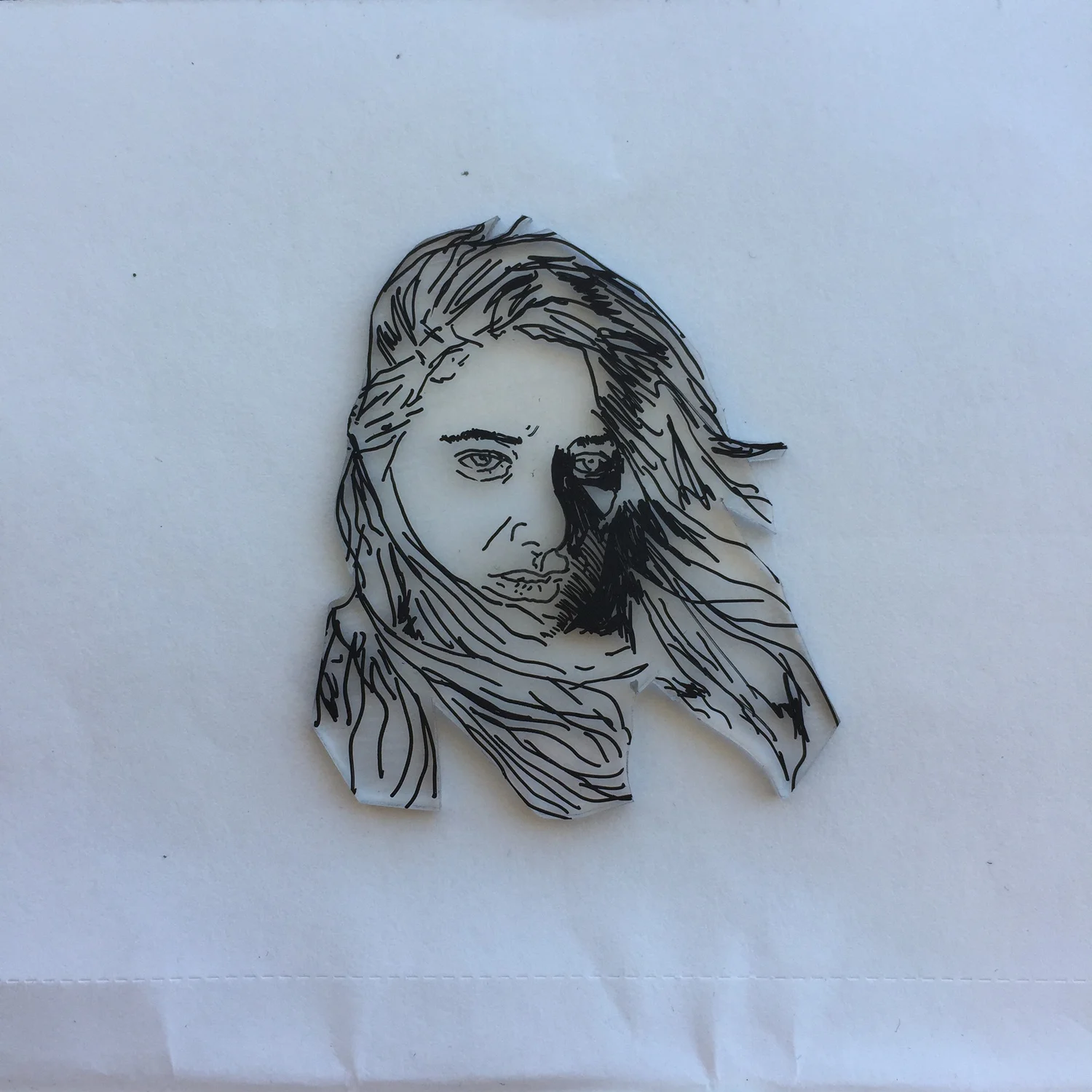 Portrait and Illustration Pins — Detail / alternate view