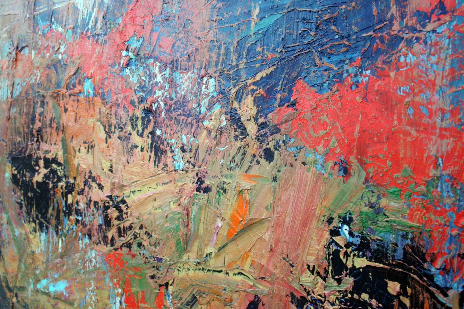 Untitled — Abstract Painting — Detail / alternate view