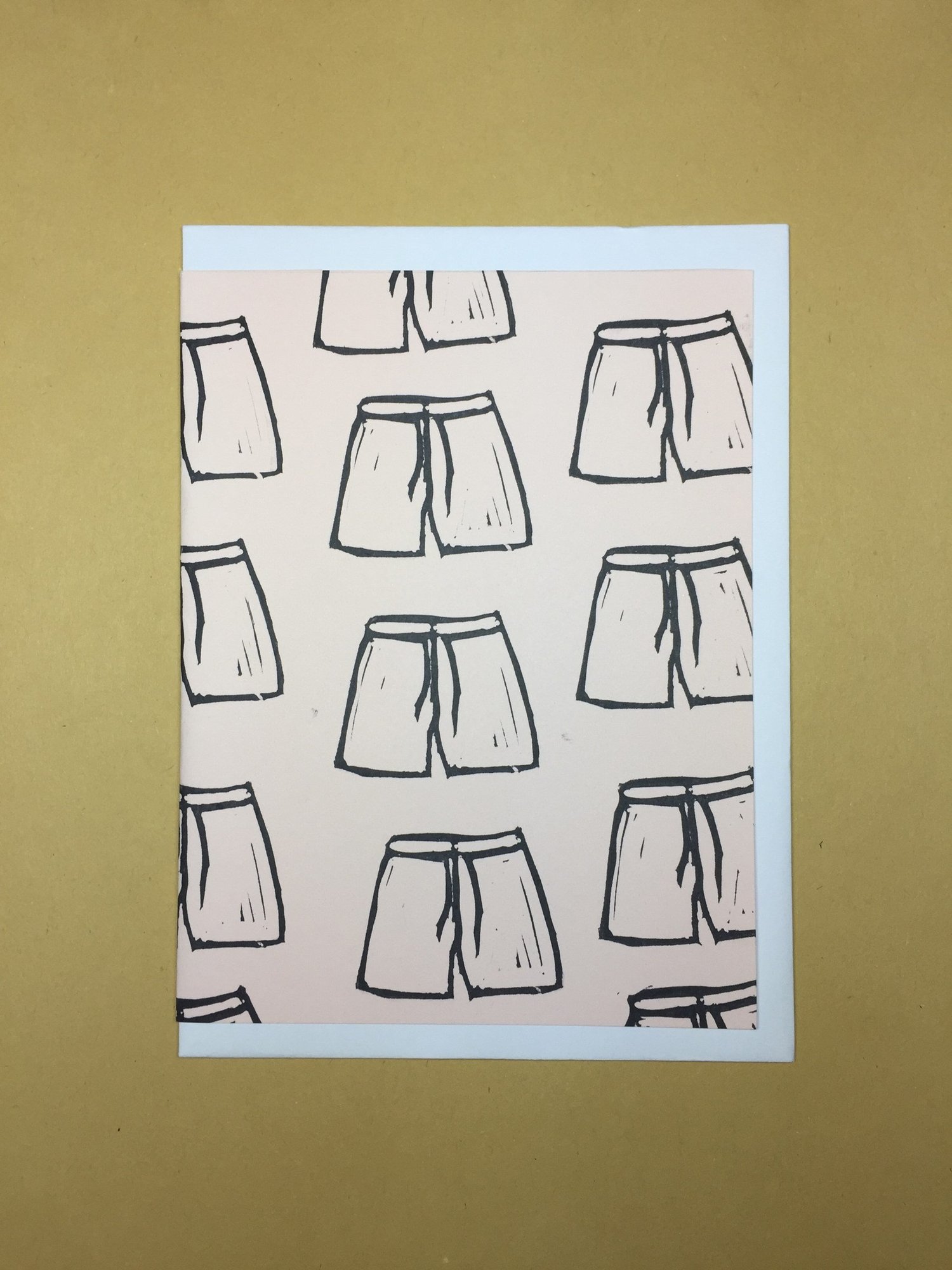 Swim Trunks — Relief Prints — Detail / alternate view