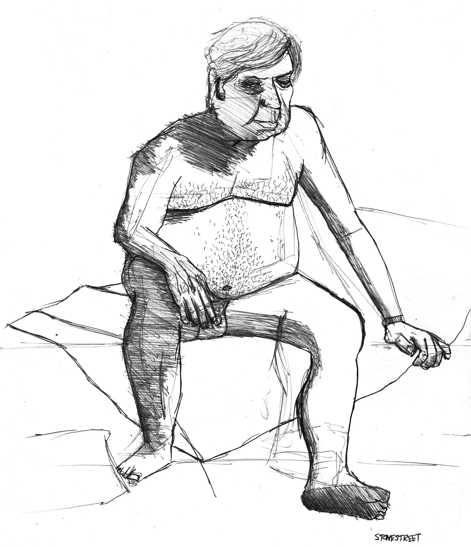 Wayne — Life Drawing — Finished work