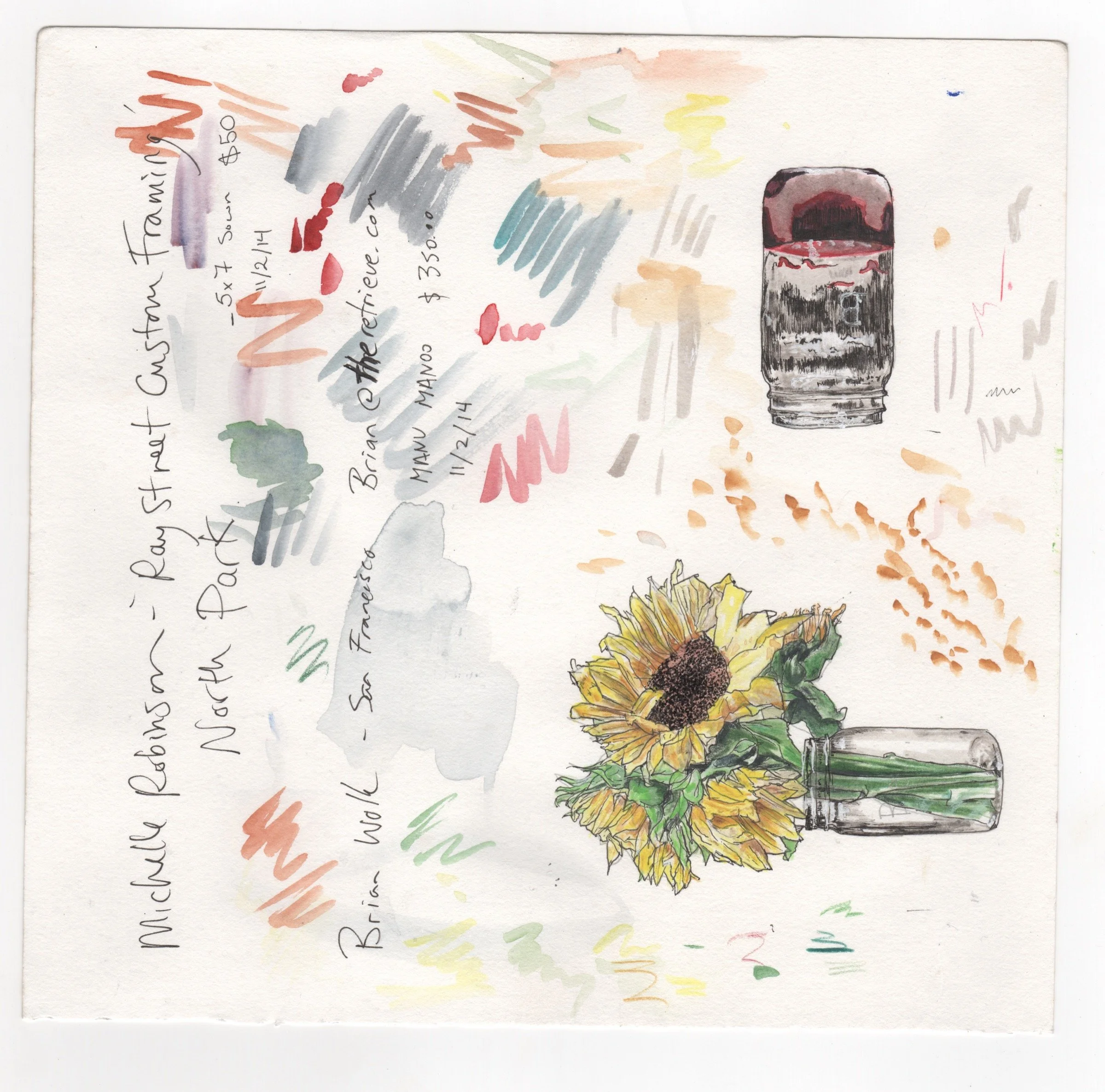 Sunflower in Mason Jar · 2014 · Related view 2