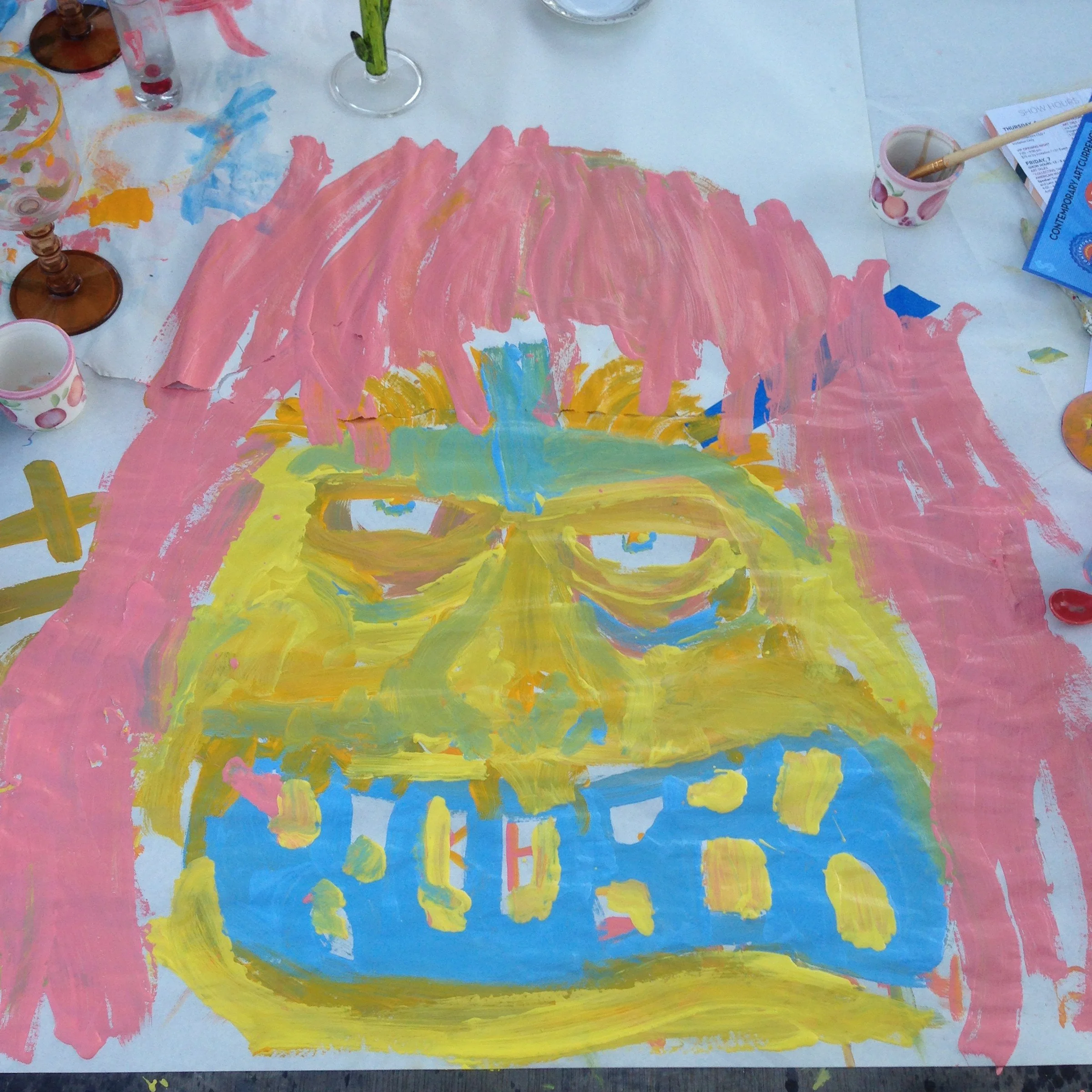Yellow and Blue Figure · 2014 · Related view 3