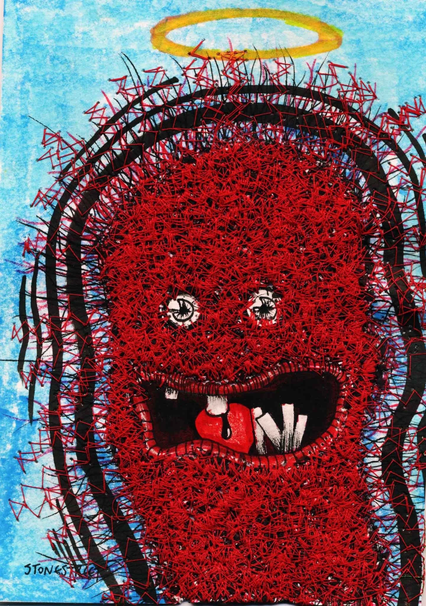 Red Head with Halo · 2014
