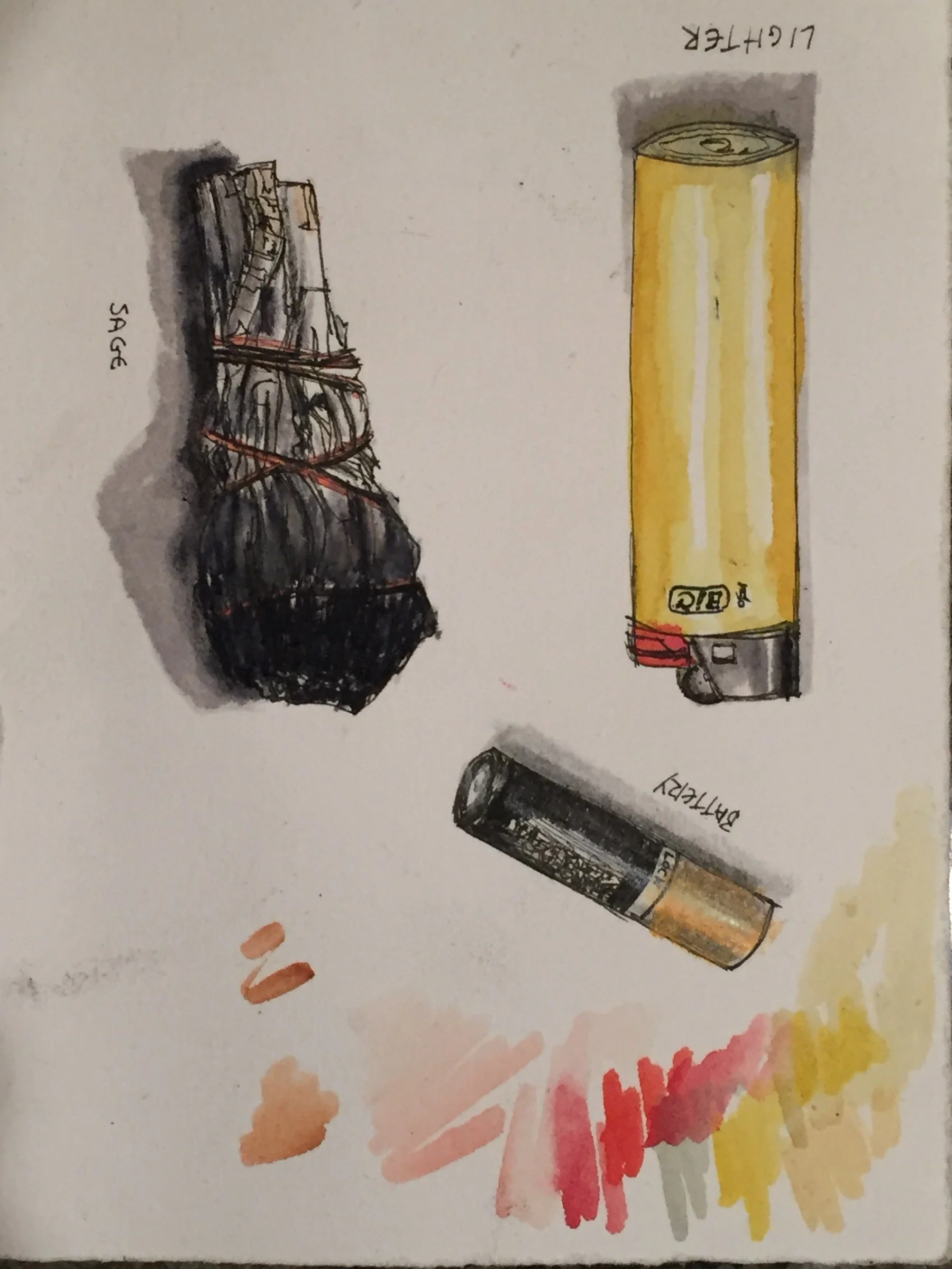 Lighter, Battery, and Sage · 2015