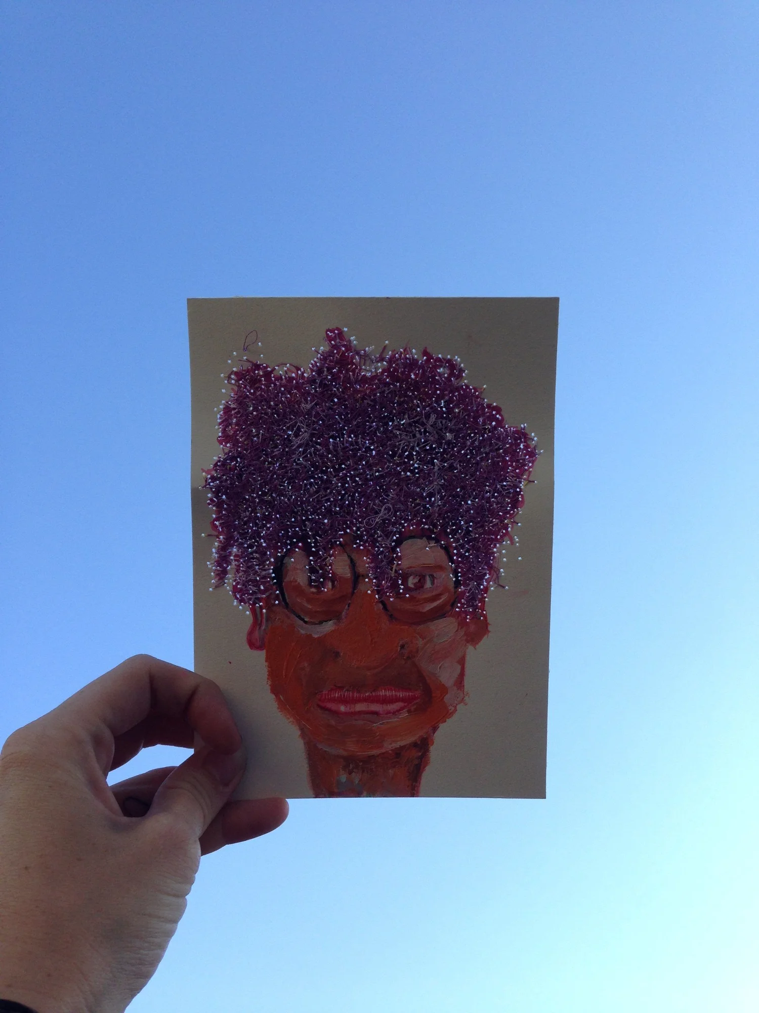 Purple-Haired Character — Finished work