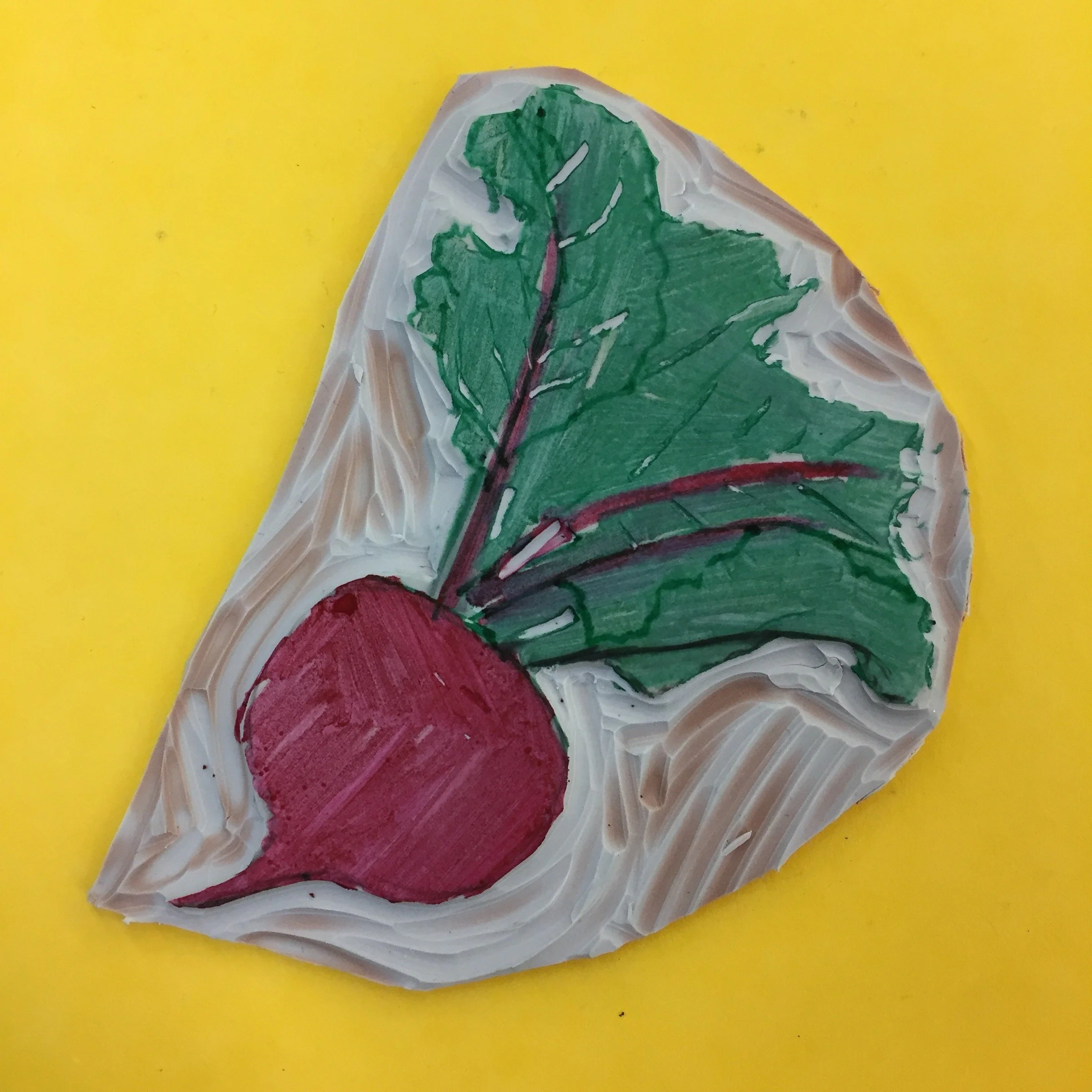 Beet — carved block · 2017