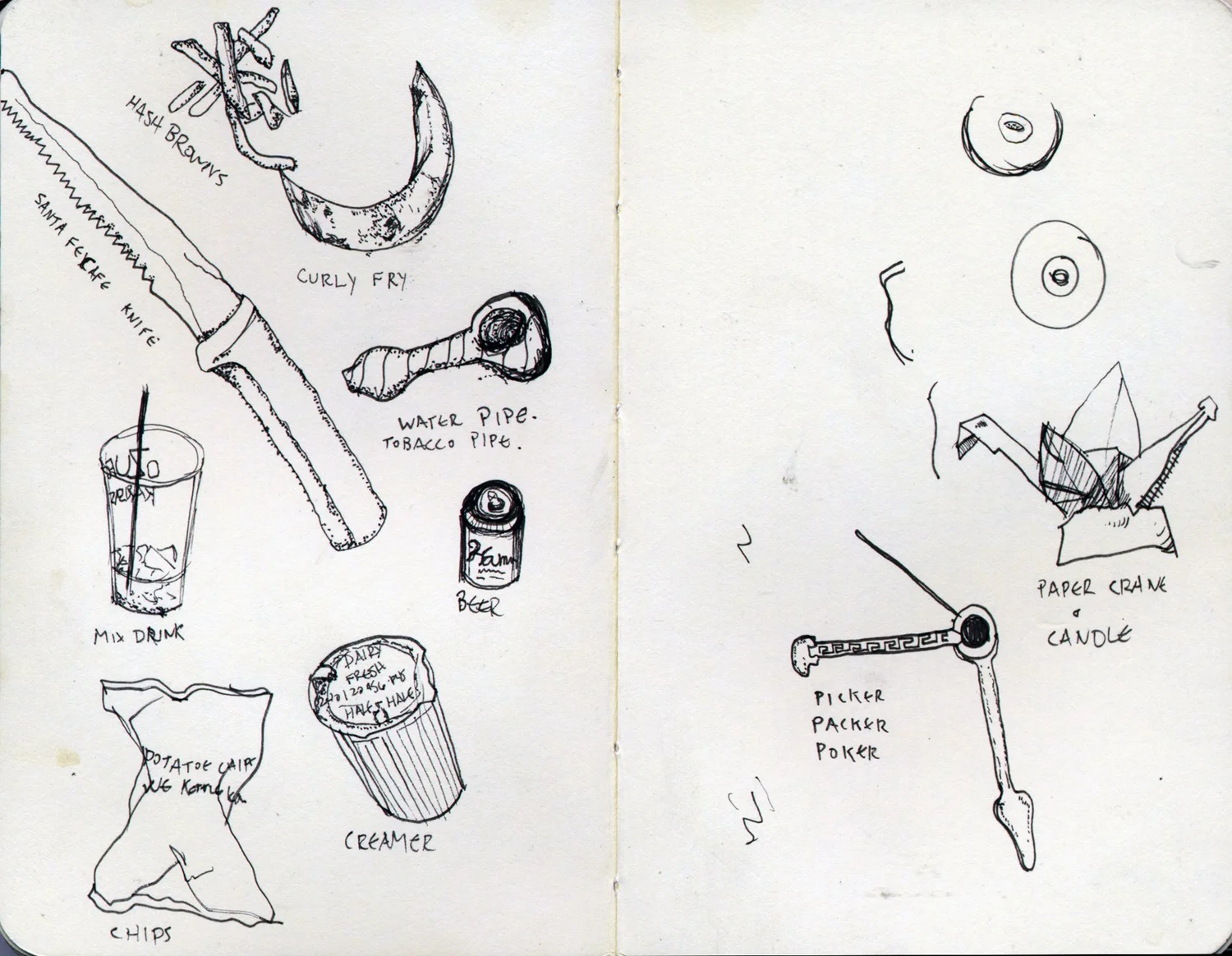 Everyday Object Studies — Sketchbook study
