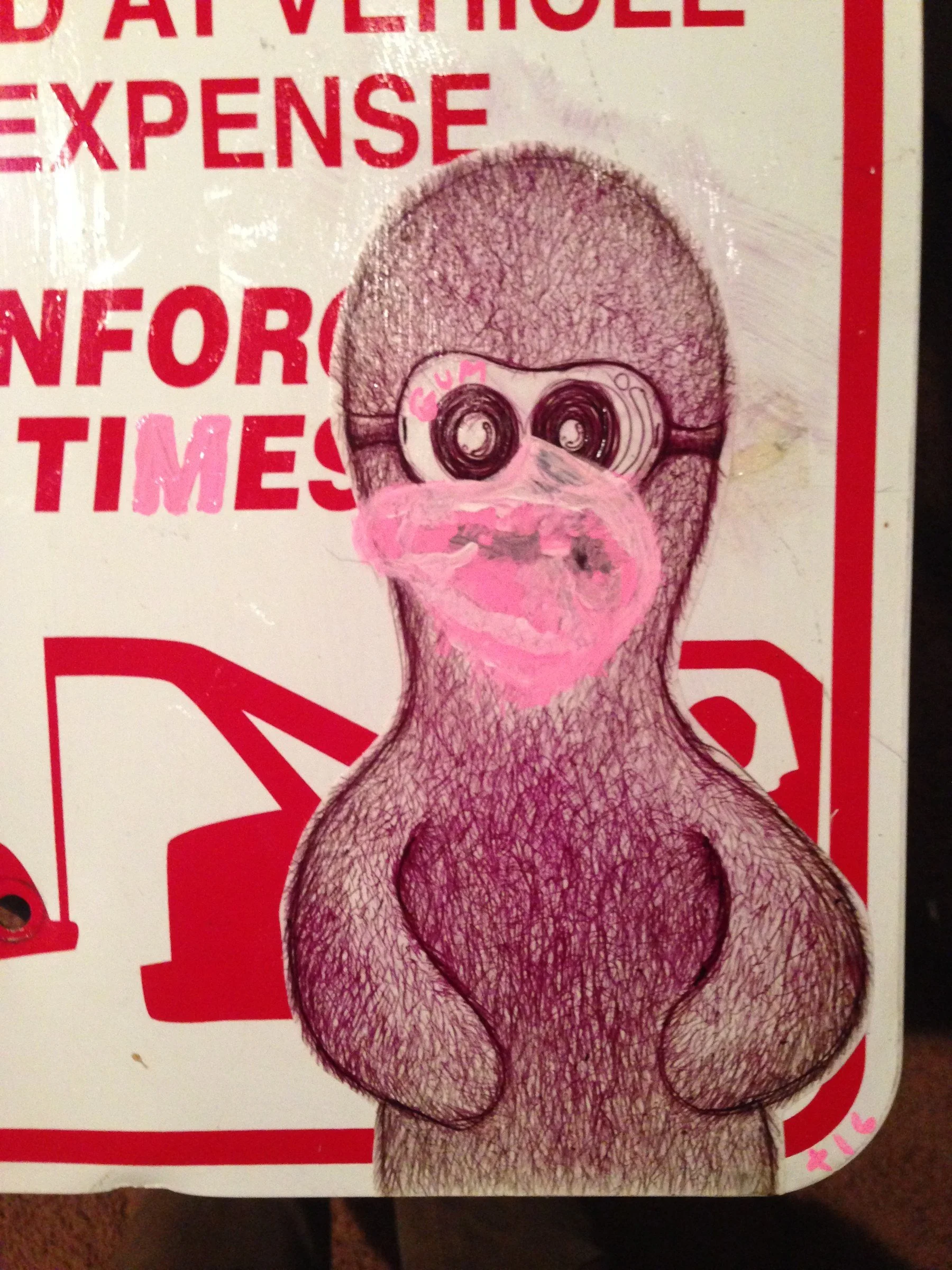 Parking Sign — Character Painting · 2014 · Related view 6