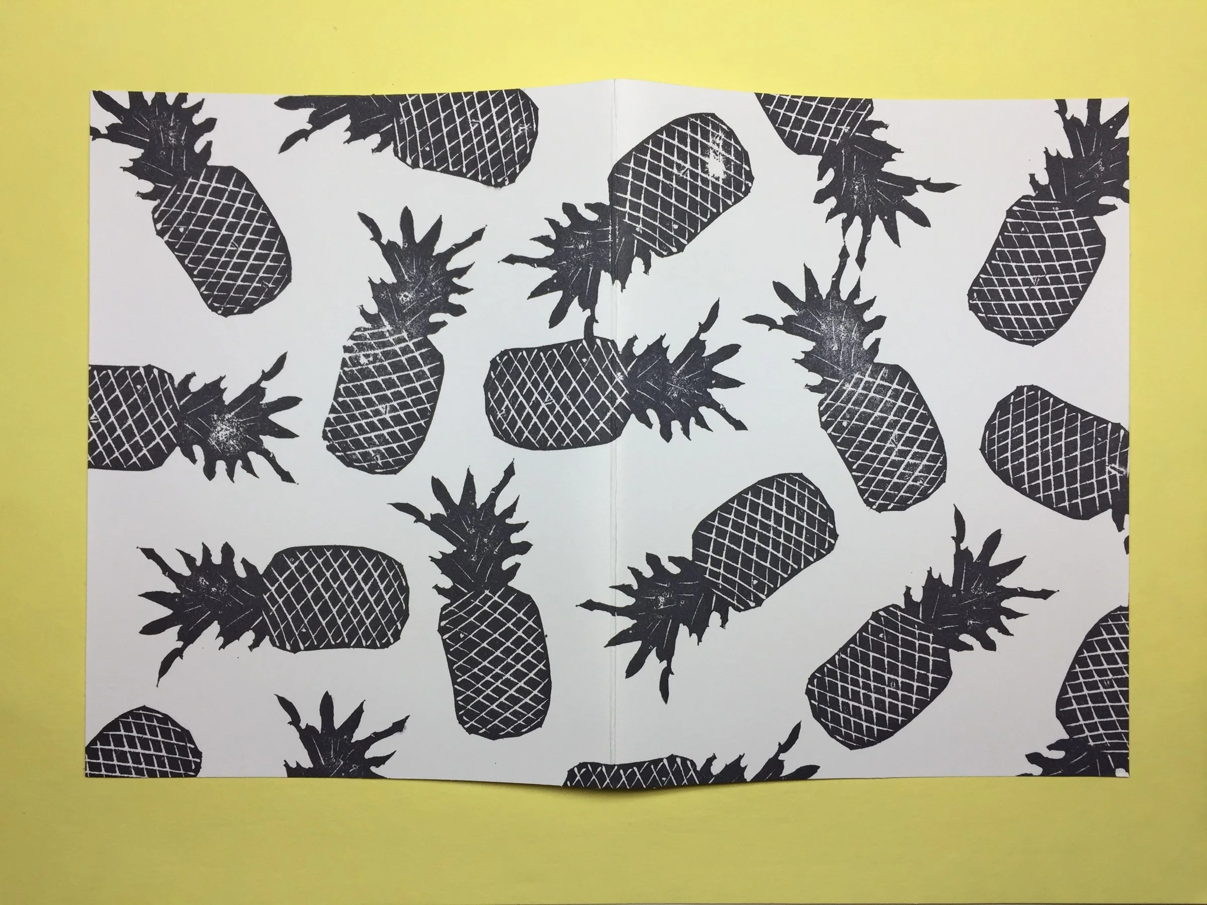 Pineapple — Relief Prints · 2016