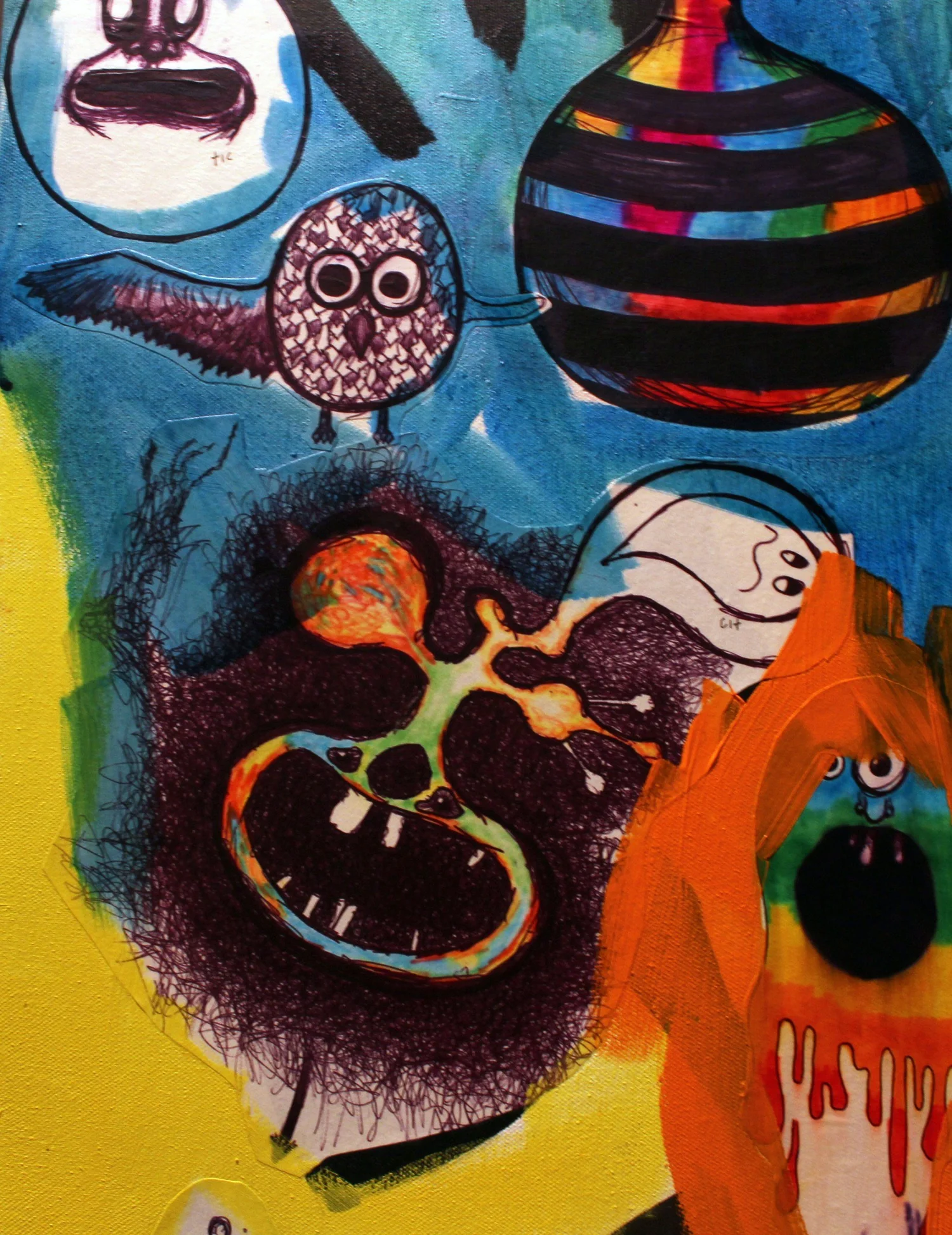 Tall Character Painting — Detail / alternate view