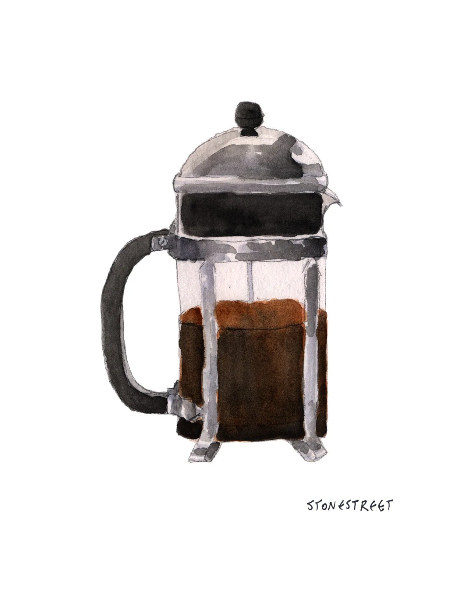 French Press — Finished work