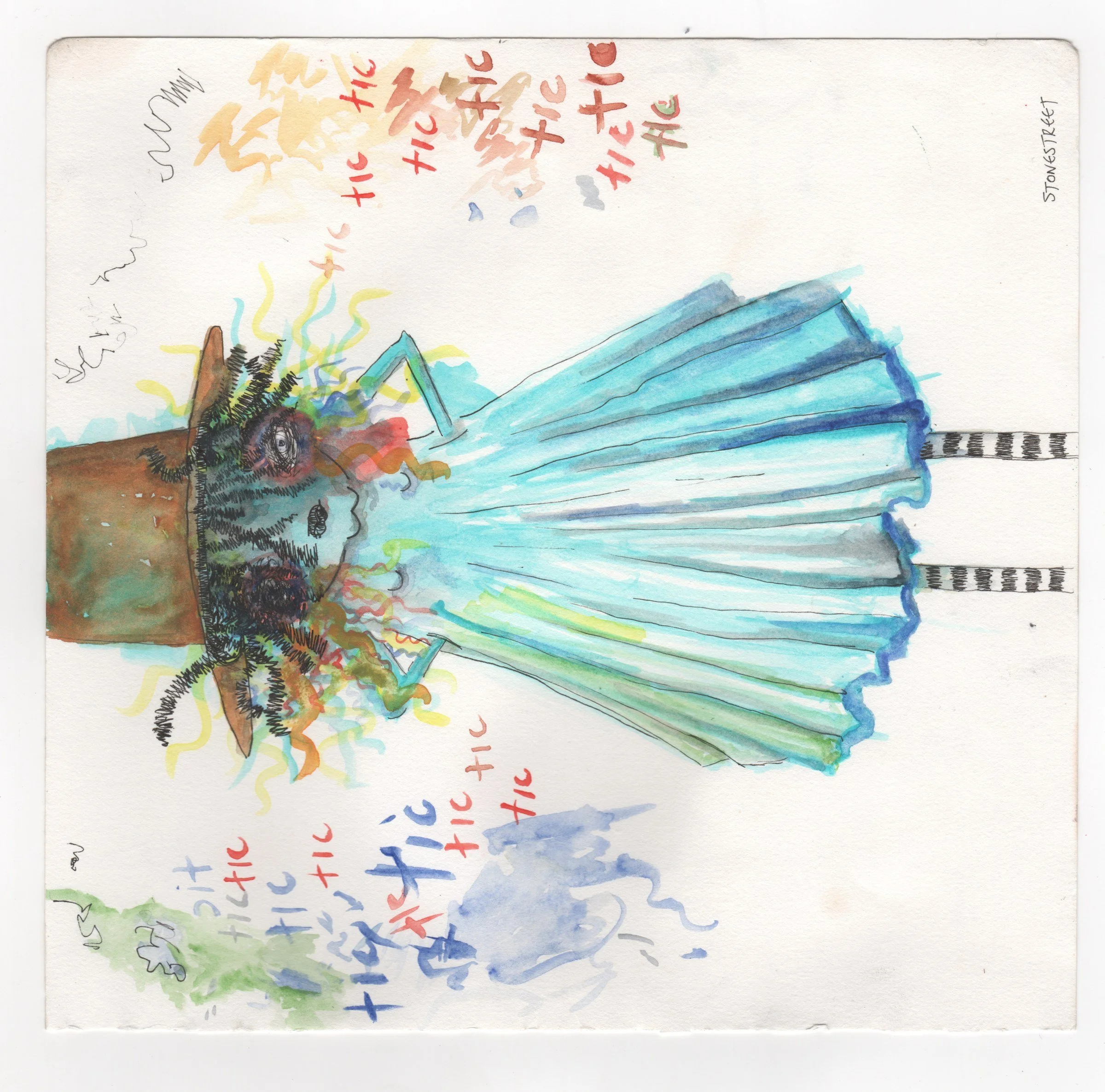 Figure in a Blue Dress · 2015 · Related view 3