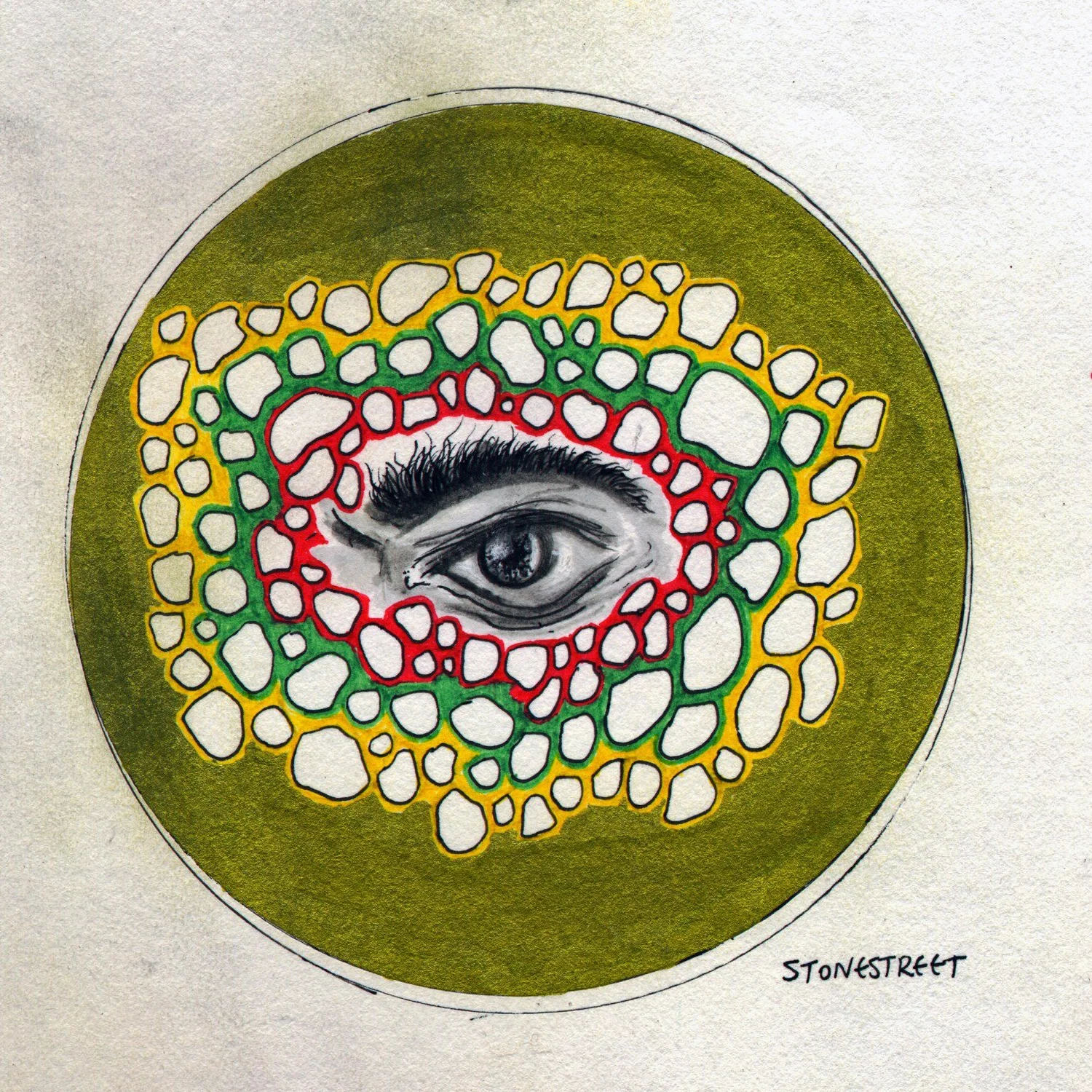 Eyeball Mosaic — Finished work