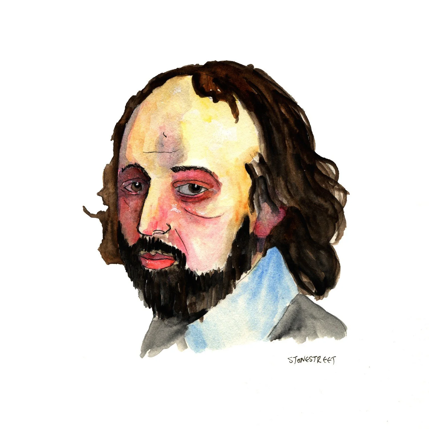 Portrait and Illustration Pins — Detail / alternate view