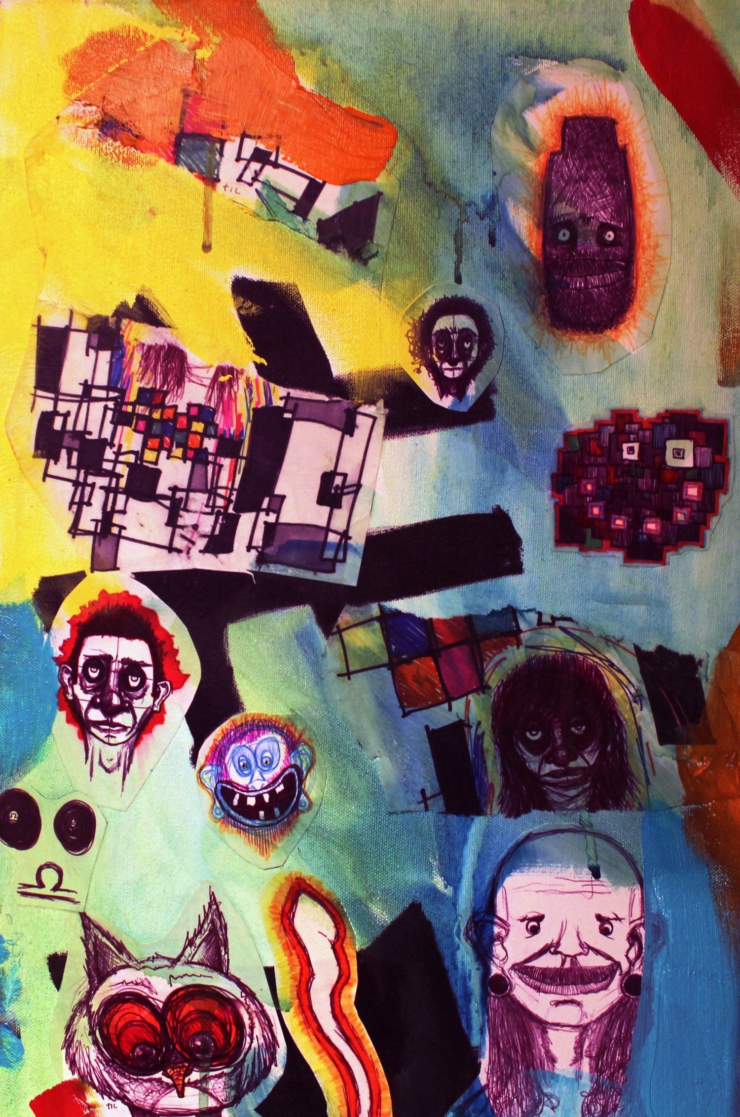 Tall Character Painting — Detail / alternate view