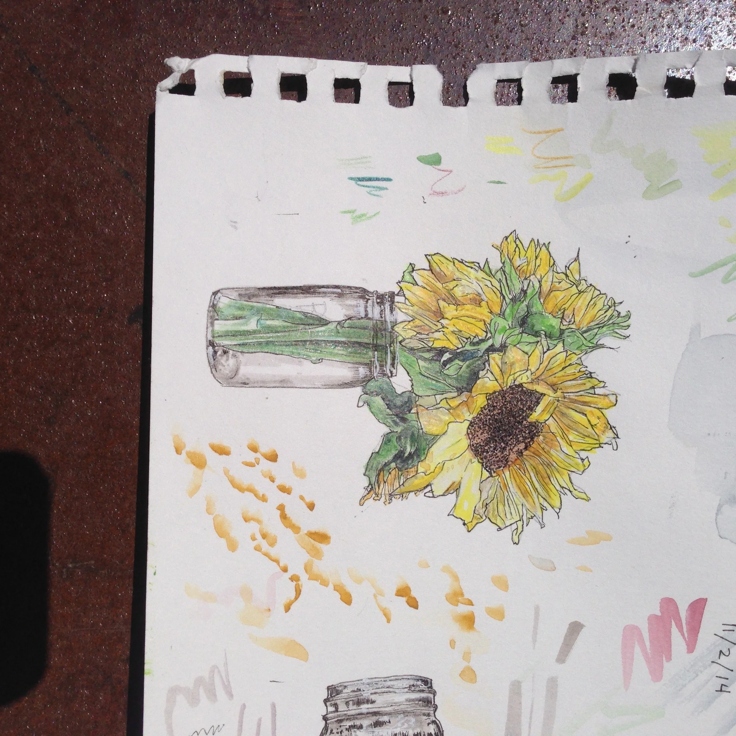 Sunflower in Mason Jar · 2014 · Related view 4