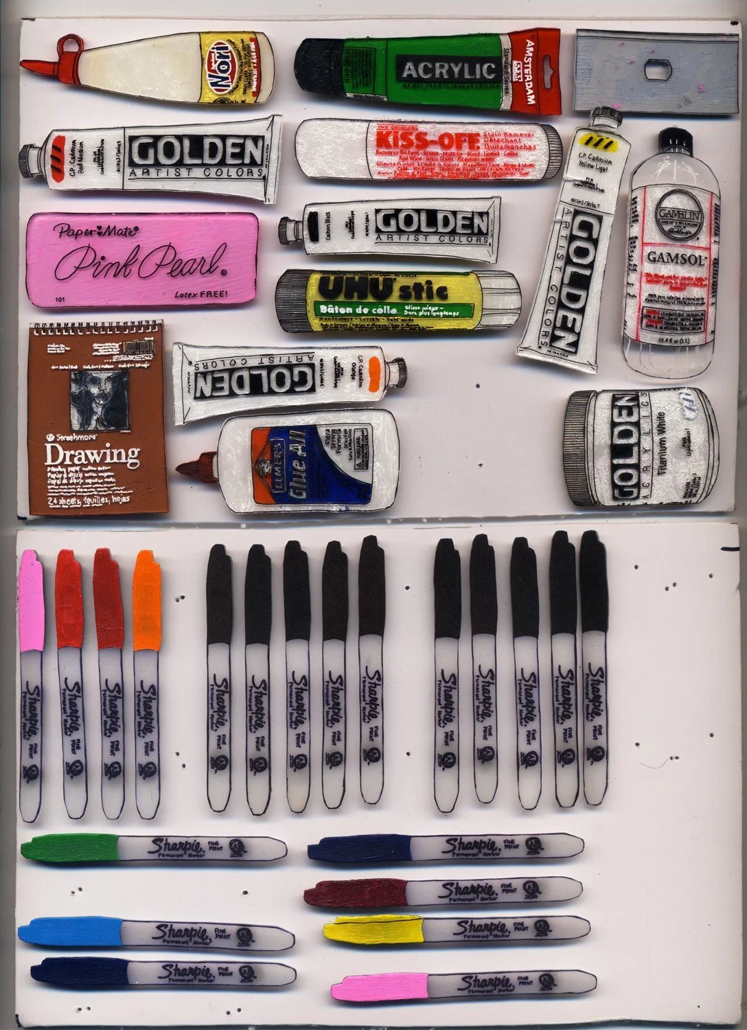 Art Supply Pins · 2017
