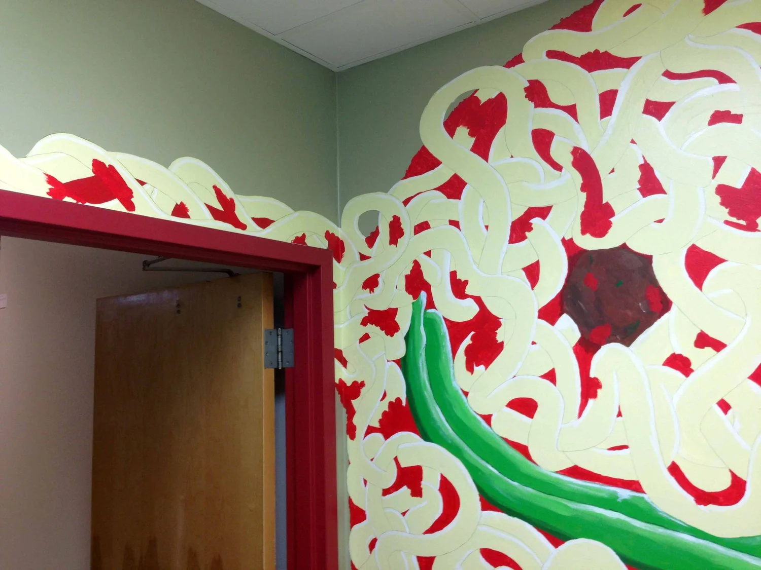 Spaghetti Monster — Mural — Detail / alternate view