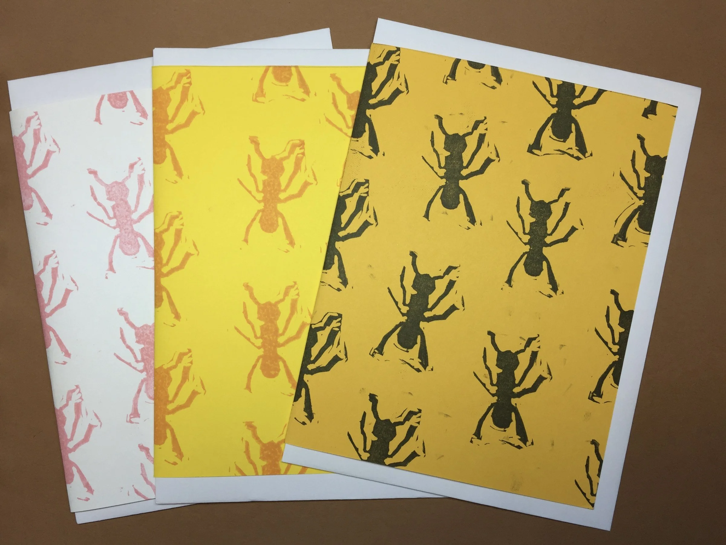 Ants — Relief Prints · 2016