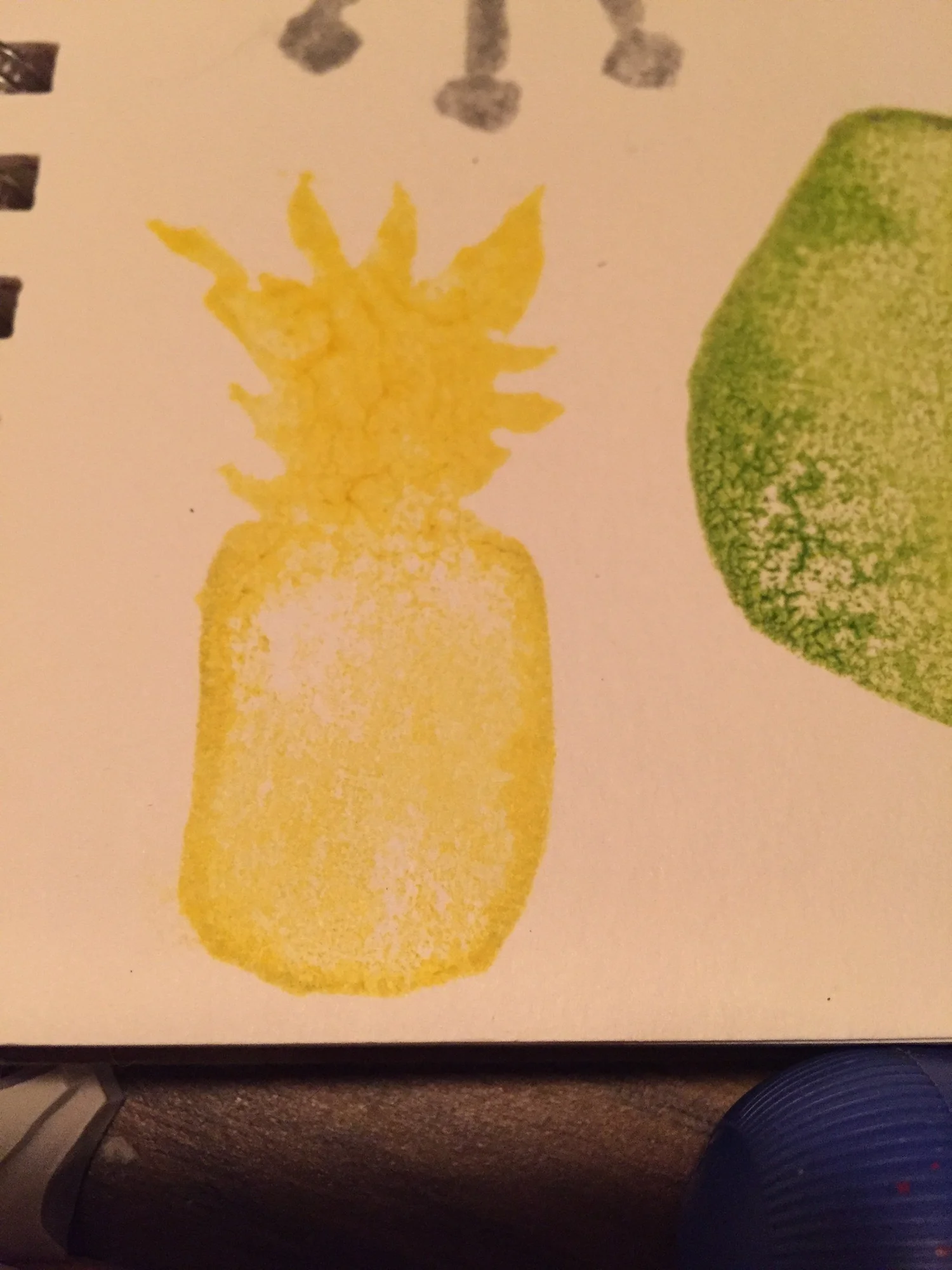 Pineapple — Relief Prints — Detail / alternate view