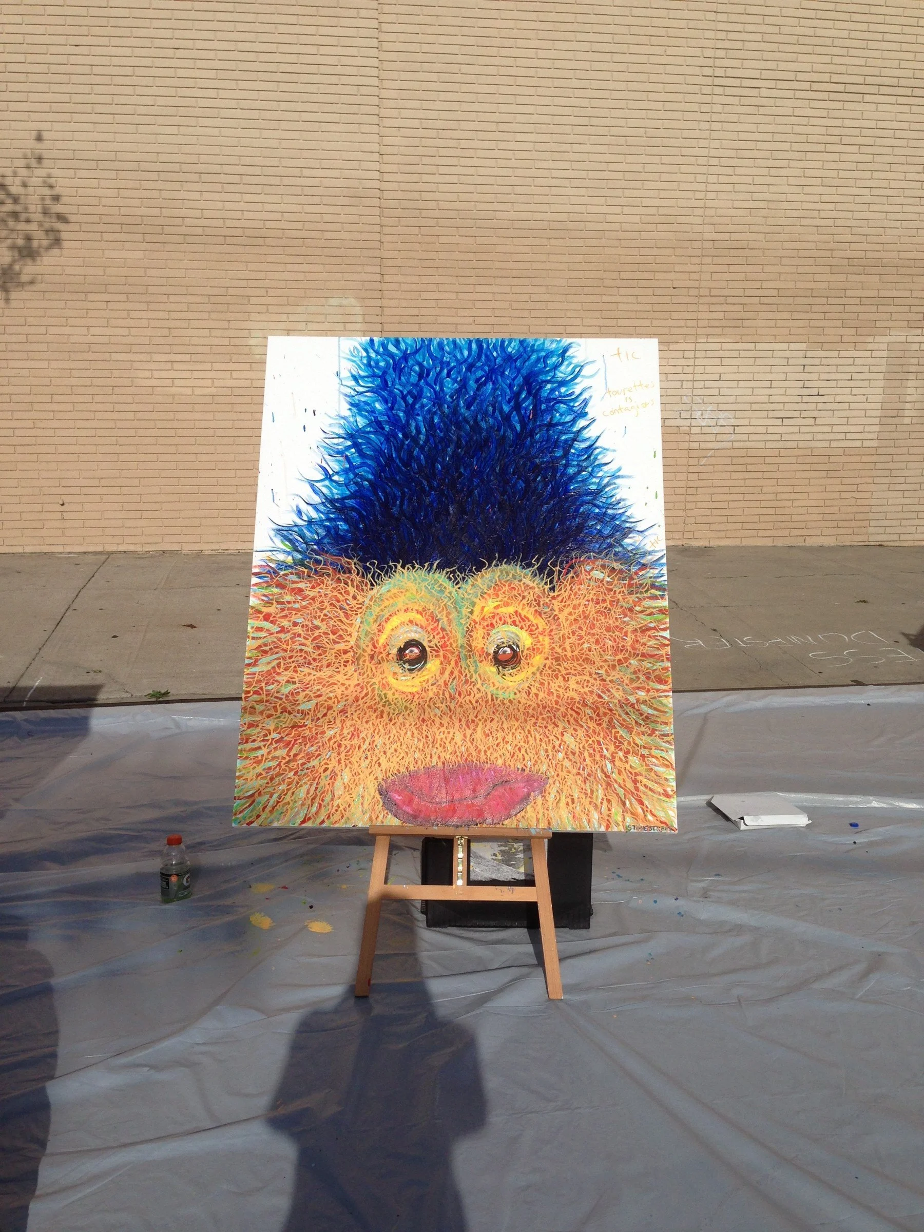 Untitled — Blue-Haired Figure · 2015 · Related view 2