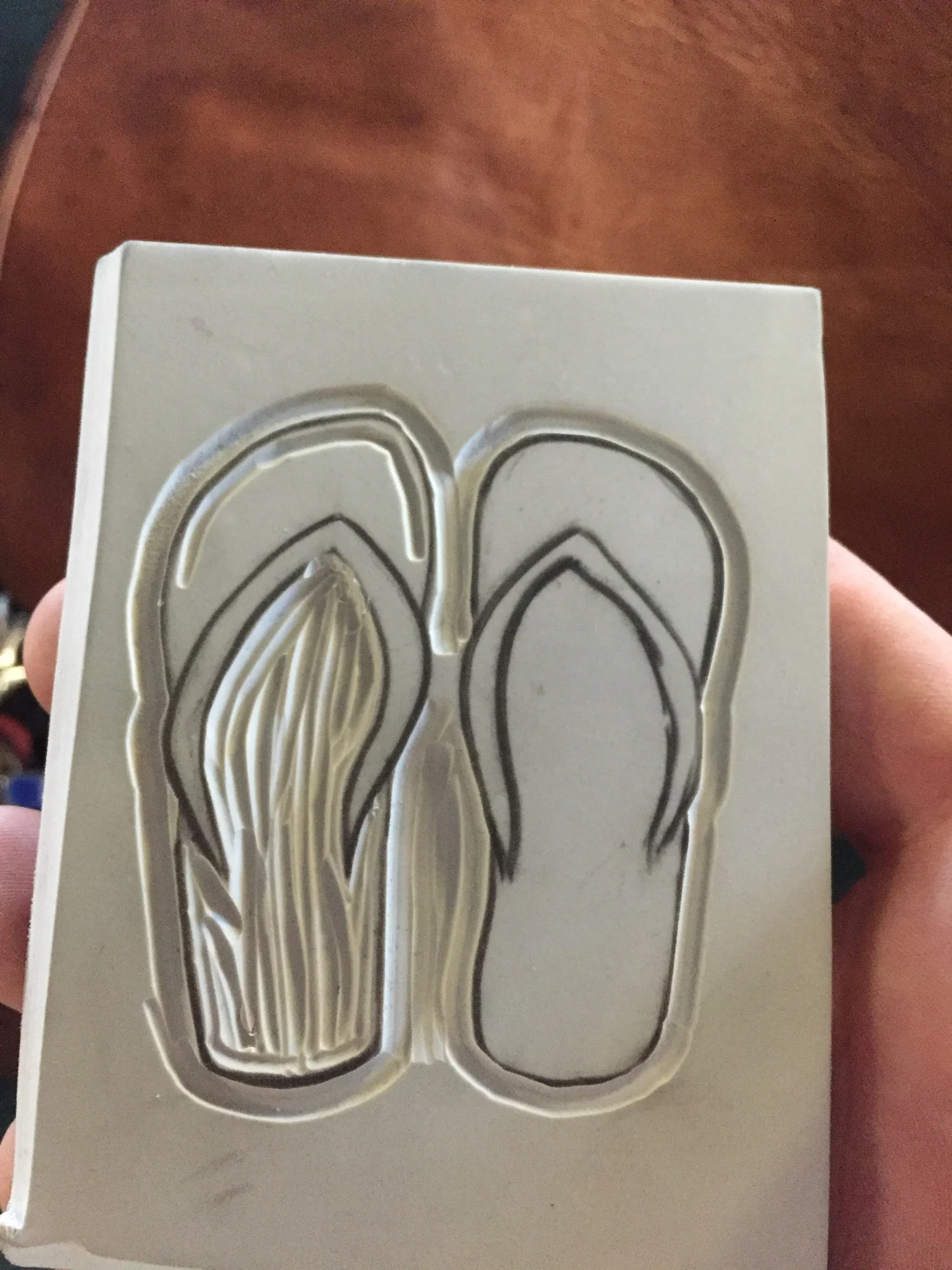Flip Flops — Relief Prints — Process