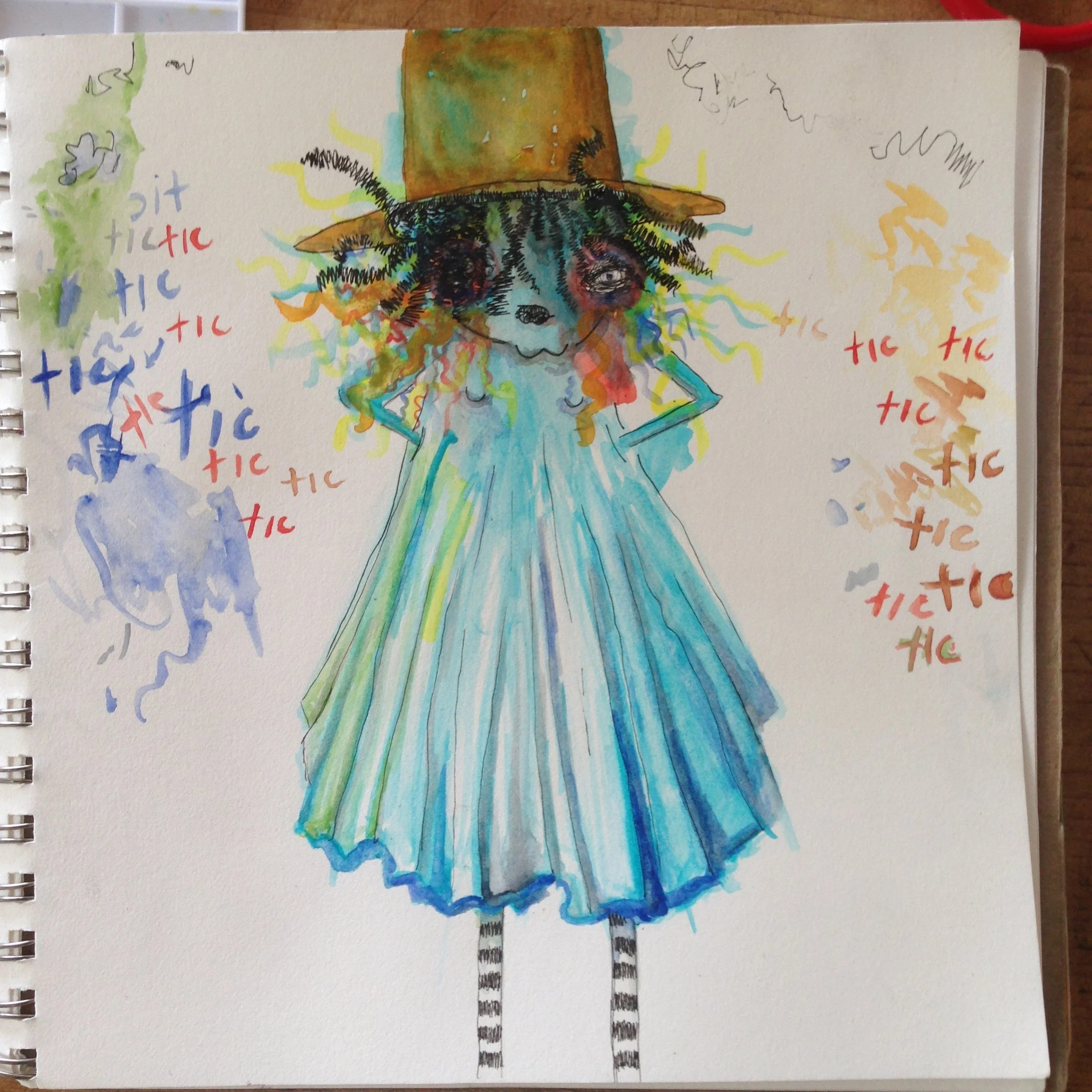 Figure in a Blue Dress · 2015