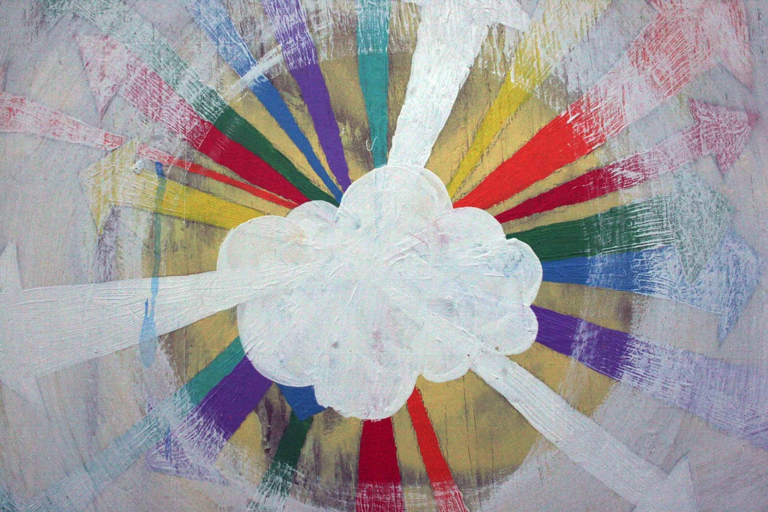 Untitled — Cloud and Color Wheel — Detail / alternate view