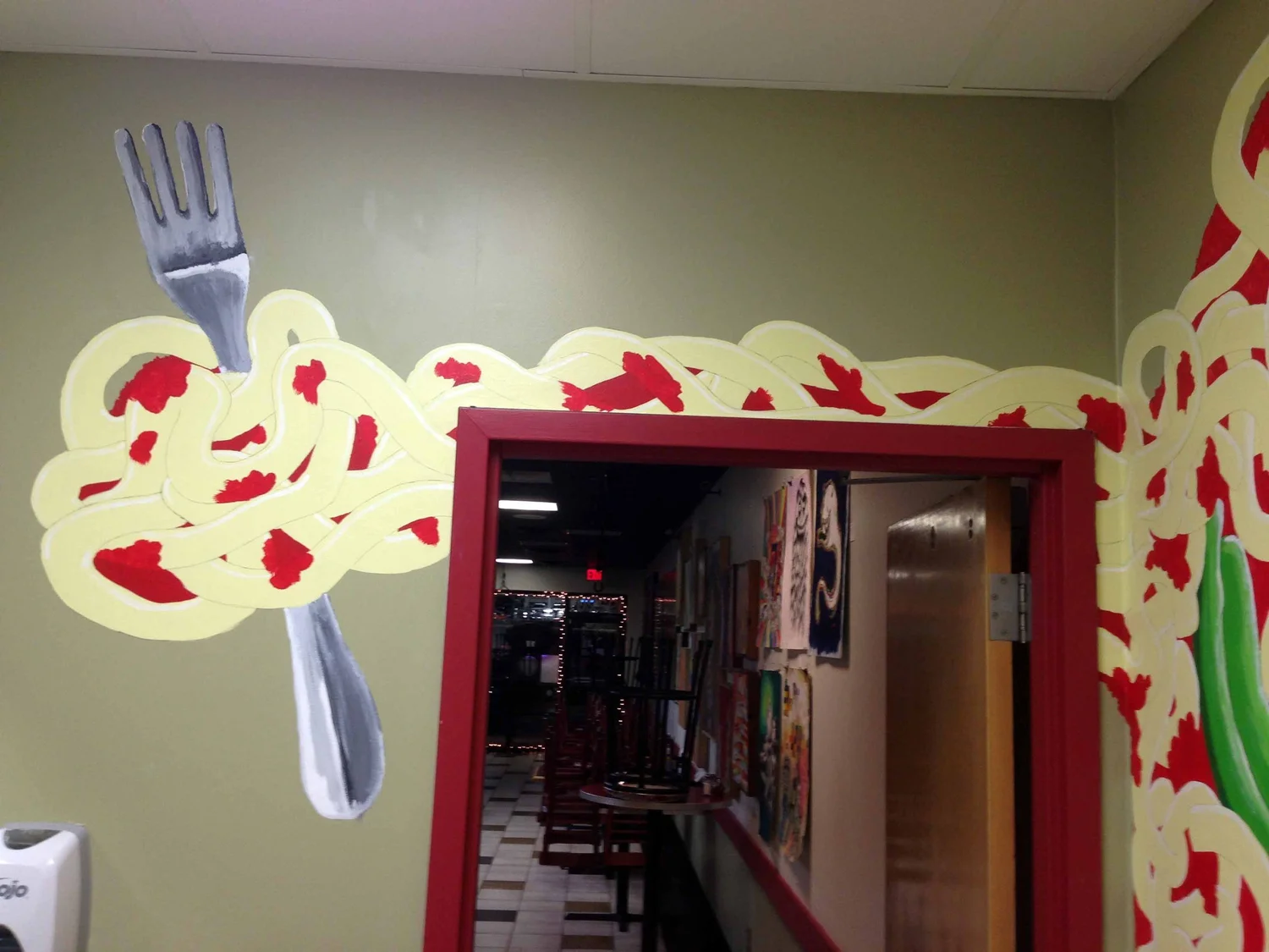 Spaghetti Monster — Mural — Detail / alternate view
