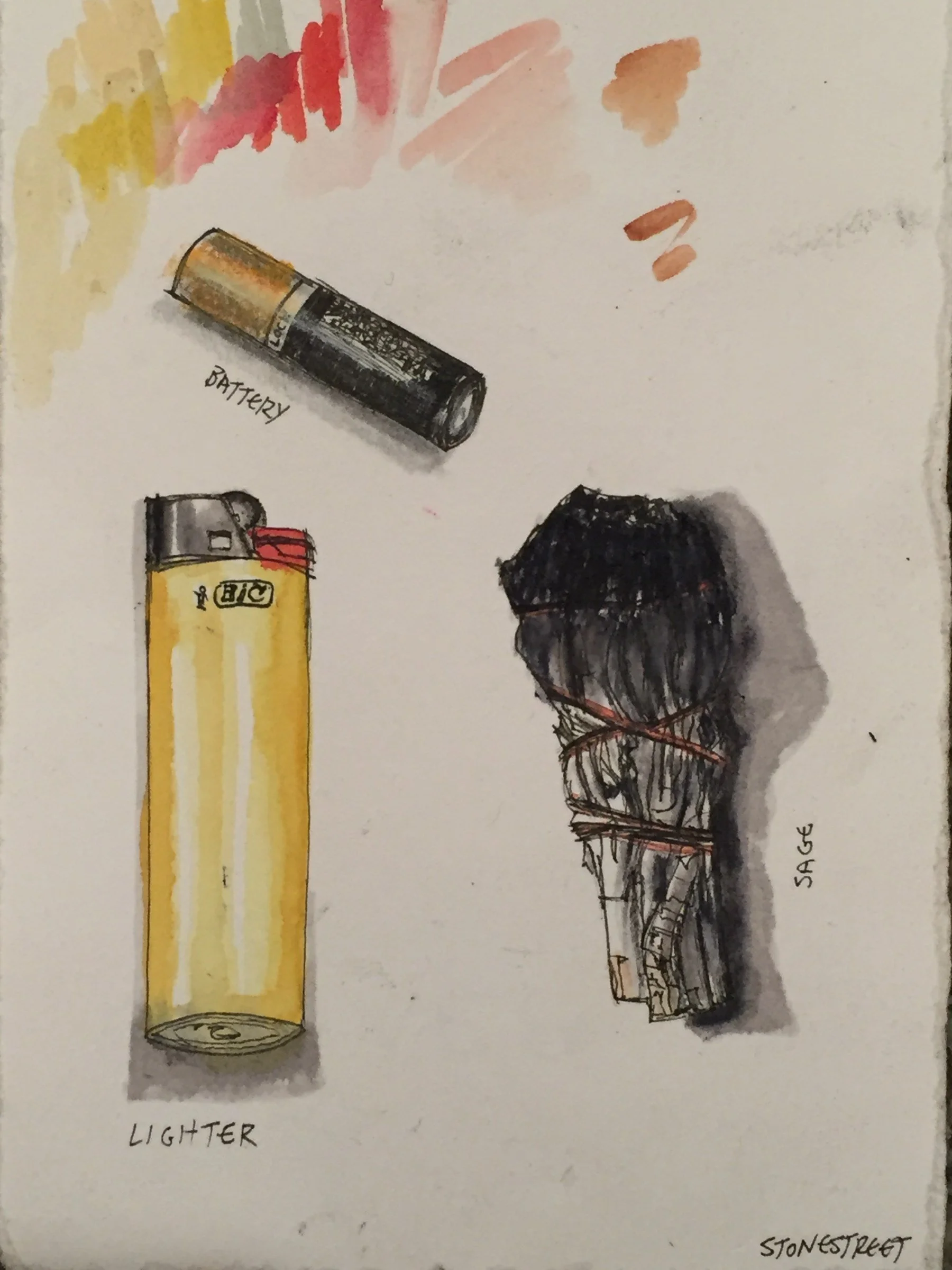 Lighter, Battery, and Sage · 2015 · Related view 3