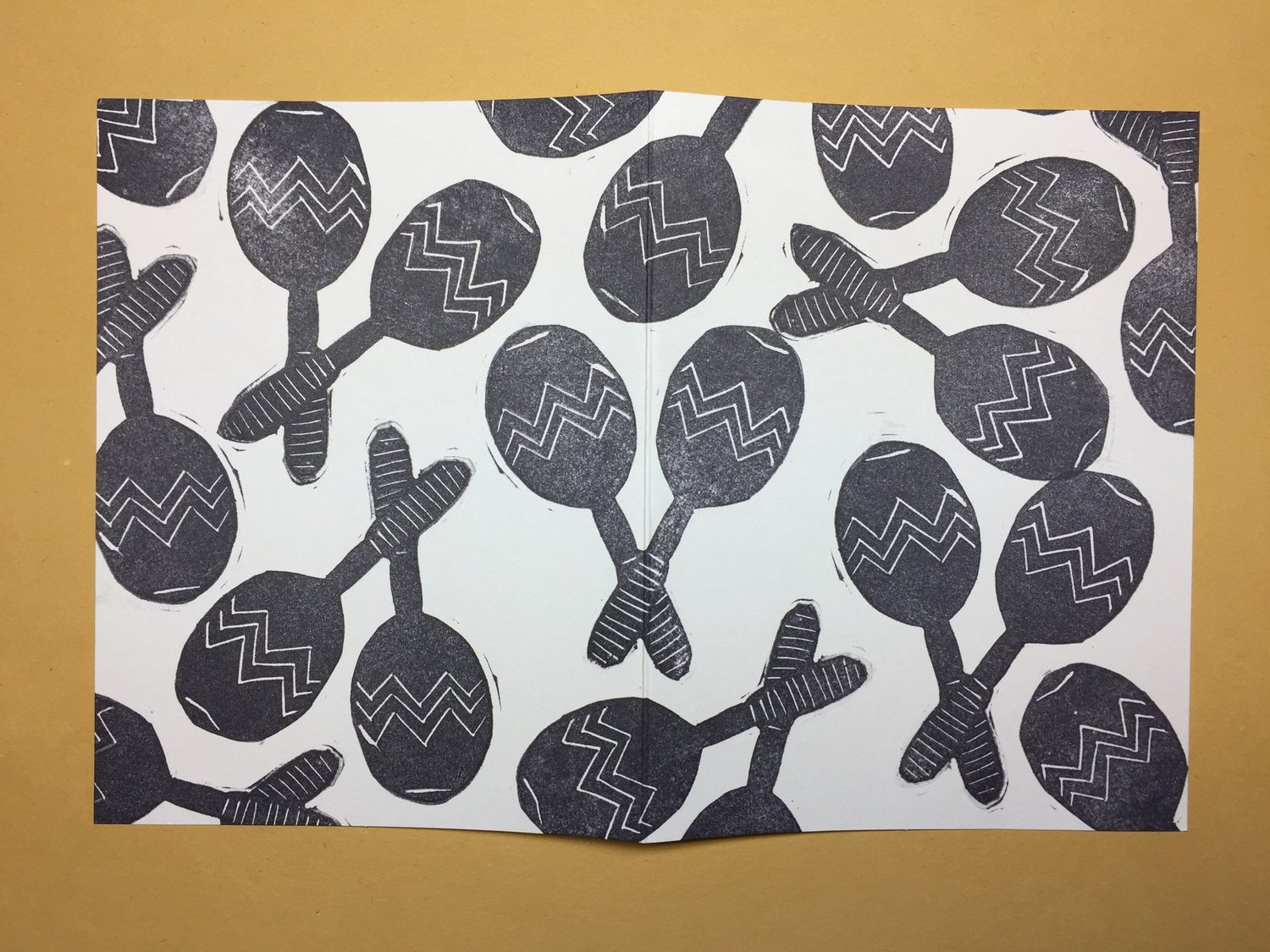 Maracas — Relief Prints — Finished work