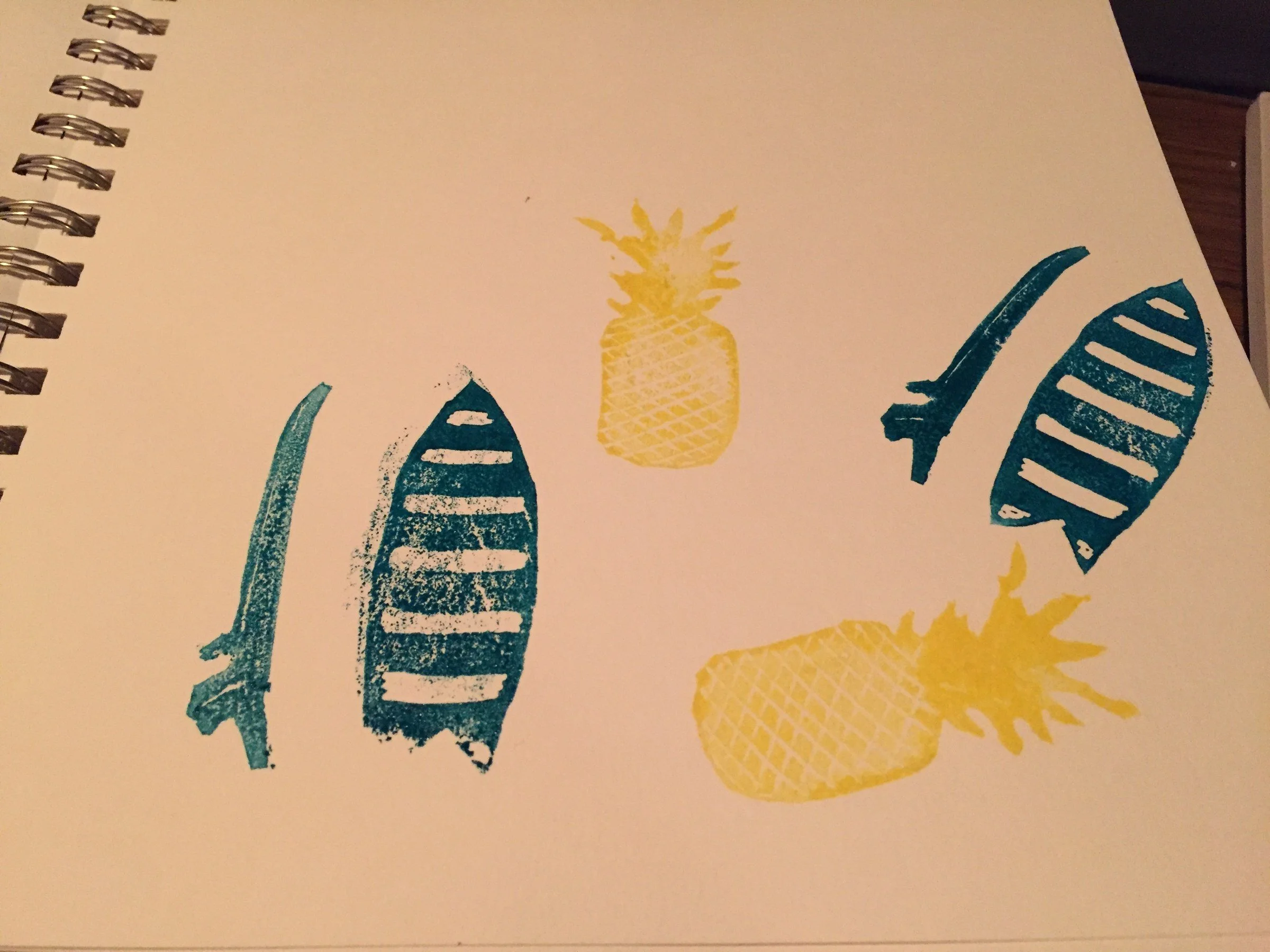 Hand-Carved Stamps — Collection and Process · 2016 · Related view 12