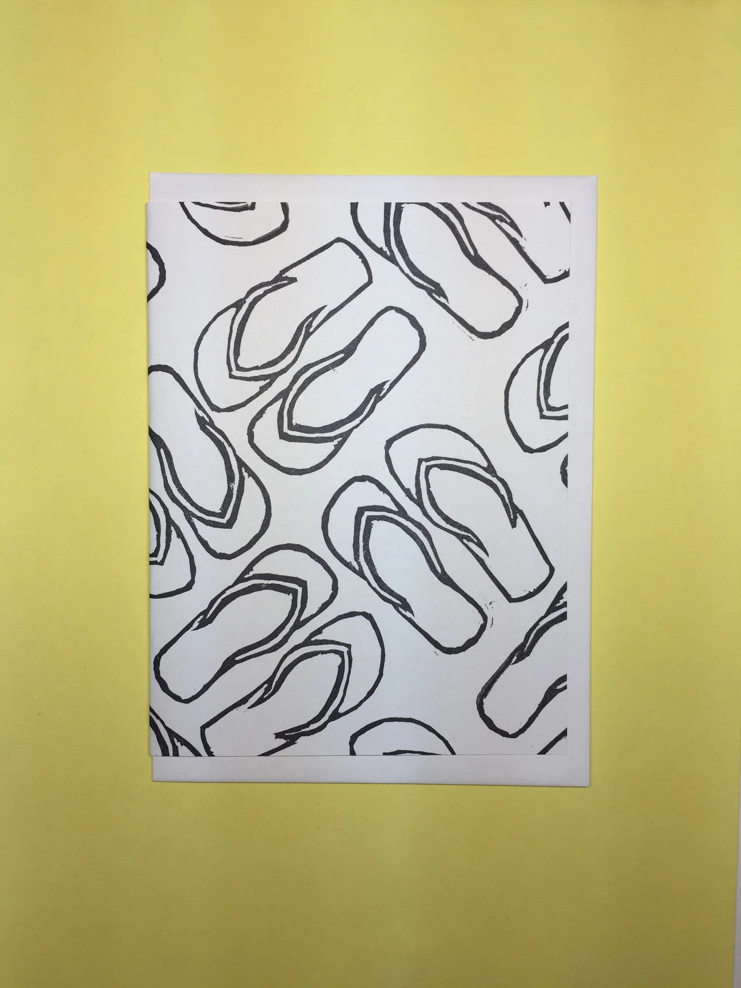 Flip Flops — Relief Prints — Detail / alternate view