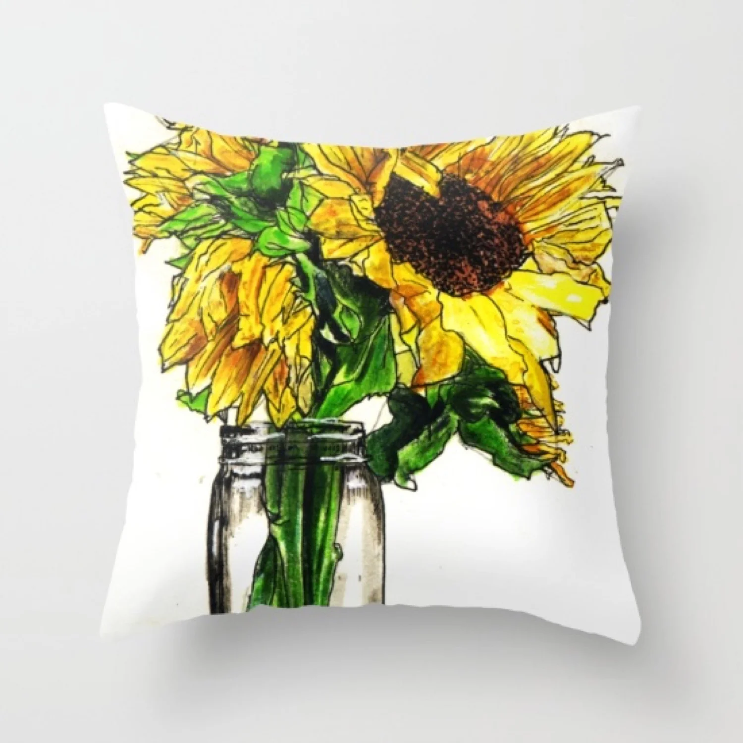 Sunflowers — Printed application