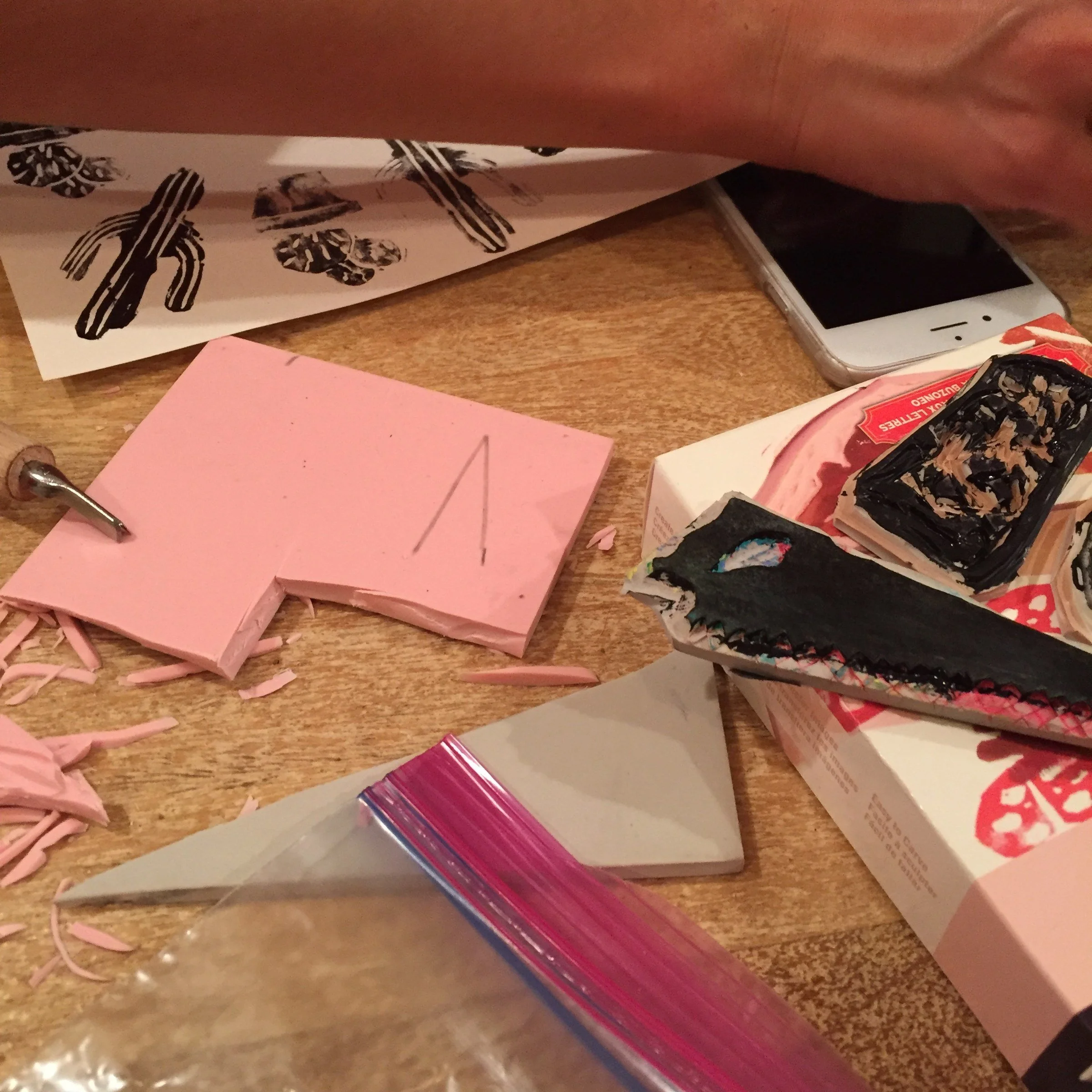 Hand-Carved Stamps — Collection and Process · 2016 · Related view 3