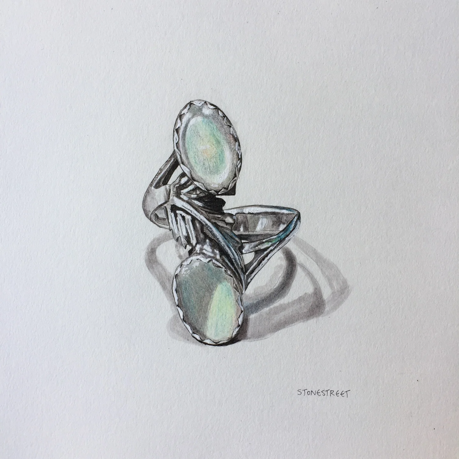Silver Ring Study — Finished work