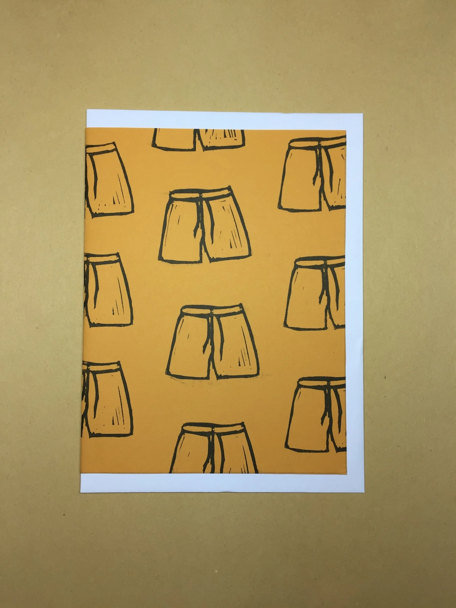 Swim Trunks — Relief Prints — Detail / alternate view