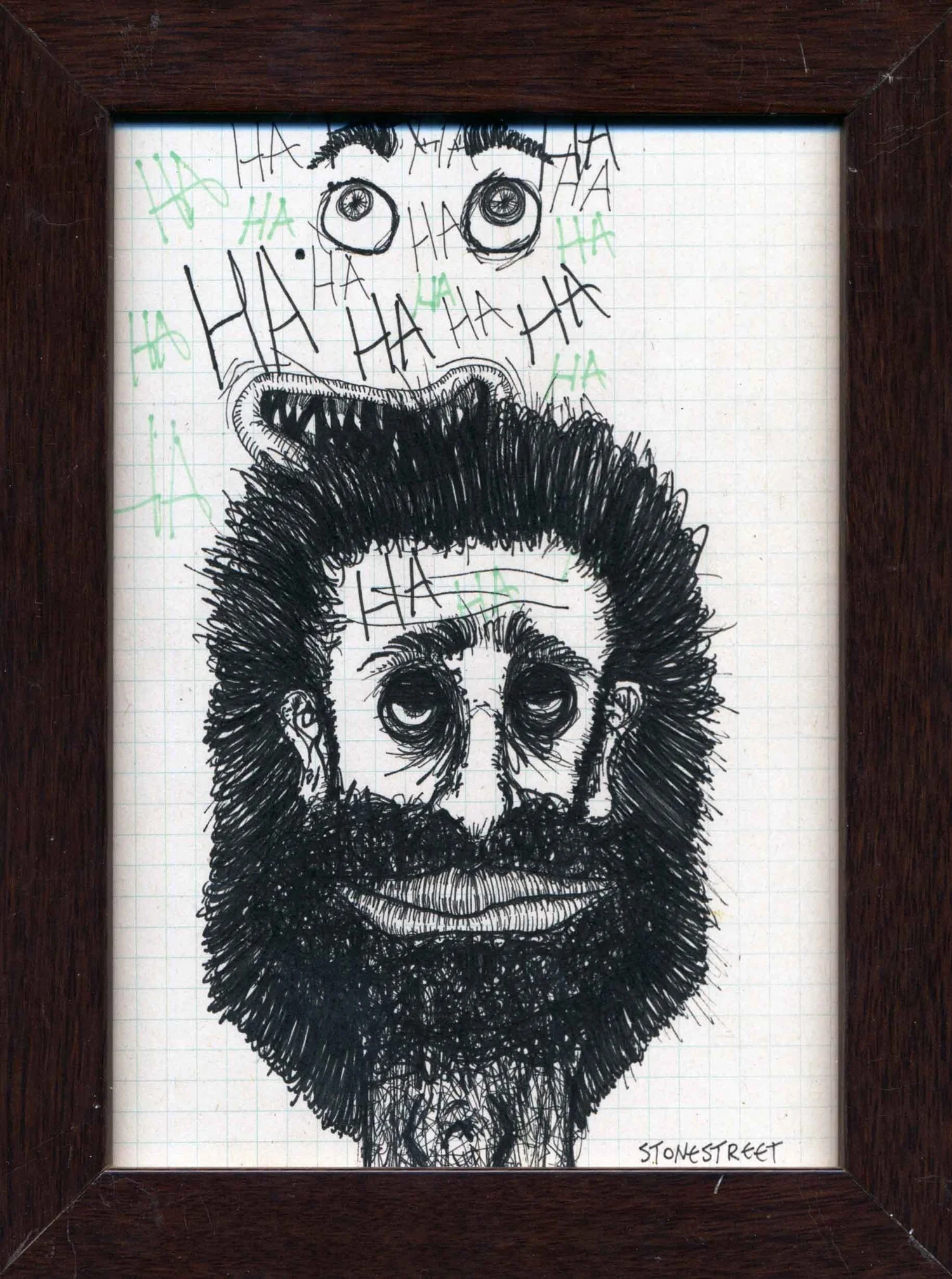 Bearded Figure — Finished work