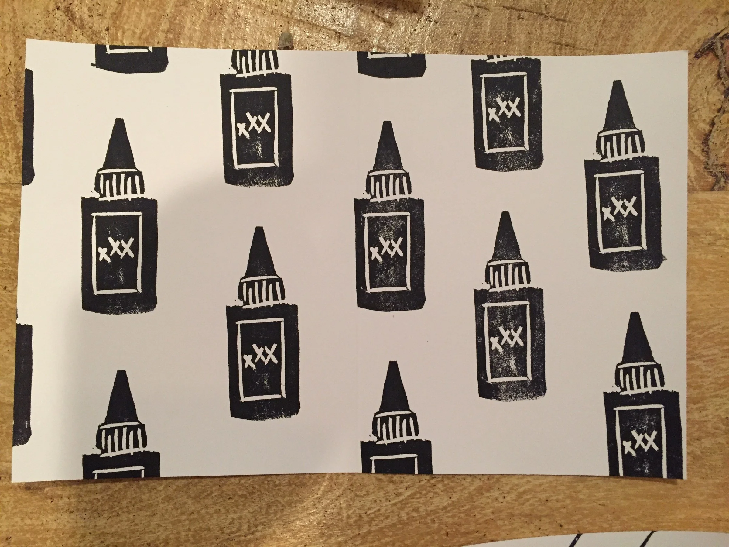 Wax Bottle — Relief Prints · 2016 · Related view 5