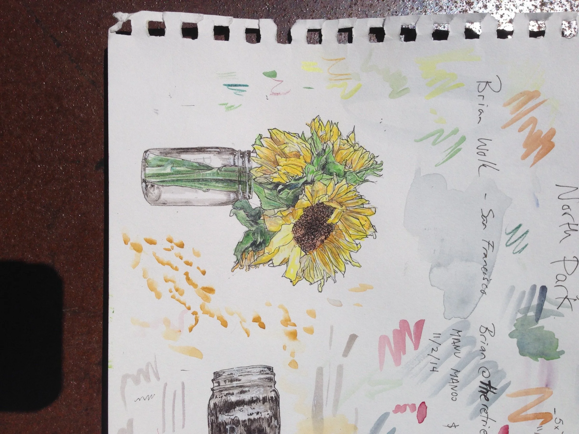 Sunflower in Mason Jar · 2014 · Related view 3